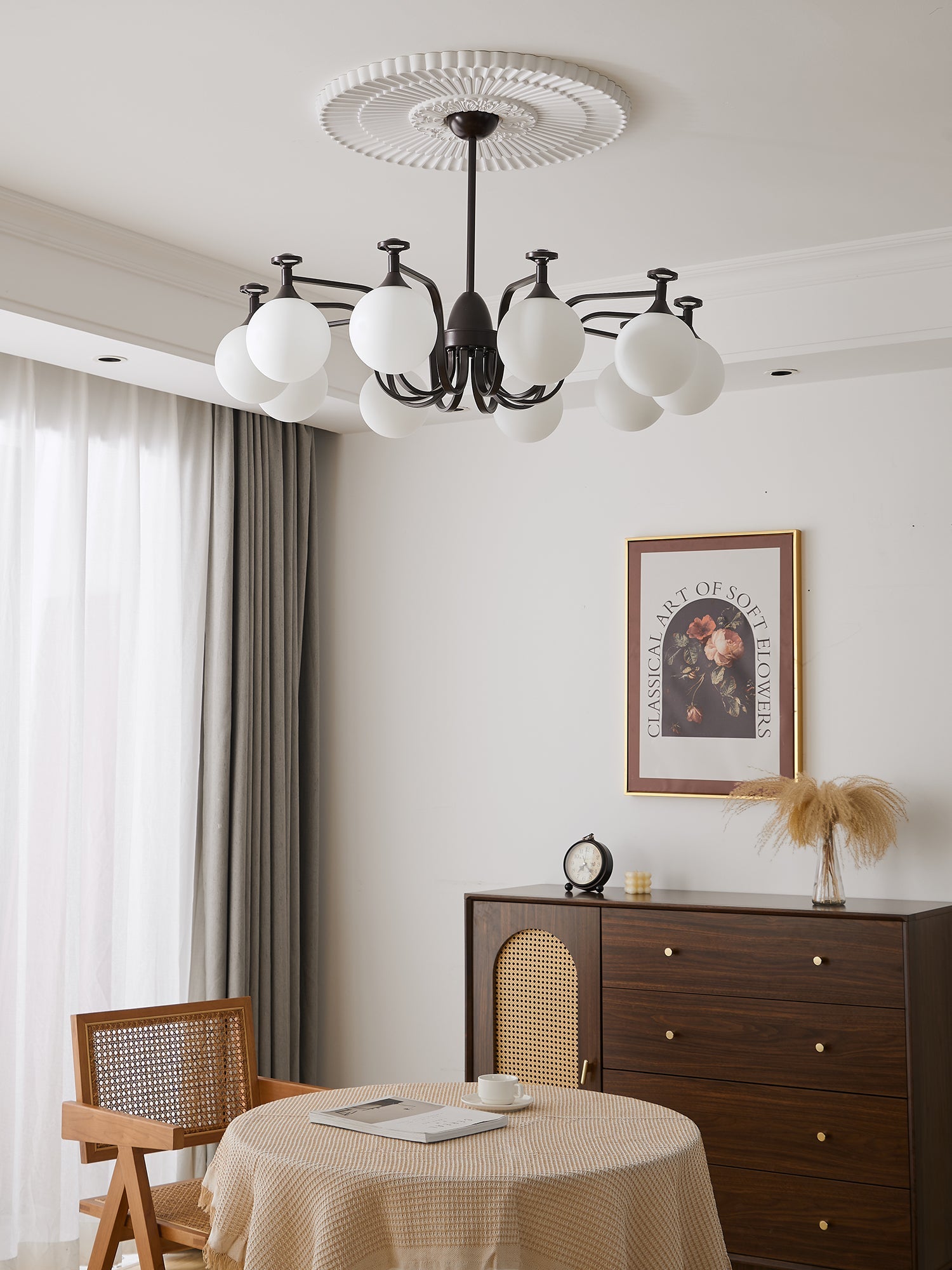 Zotheira Elegance Vintage Glass Chandelier - Letslighting