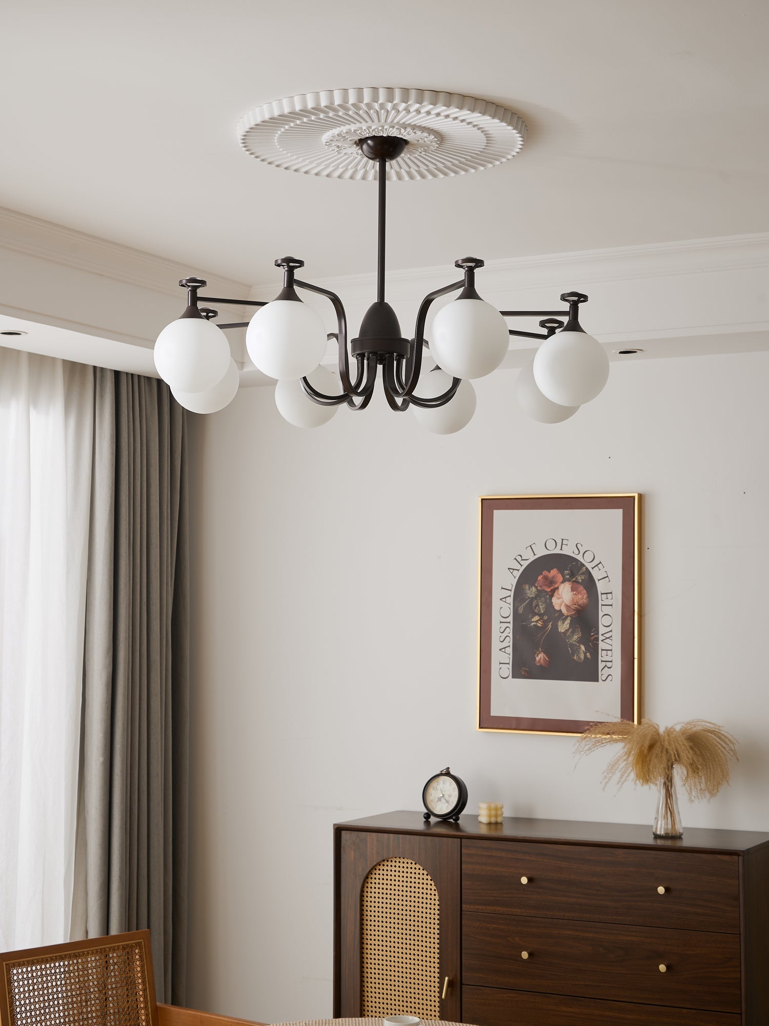 Zotheira Elegance Vintage Glass Chandelier - Letslighting