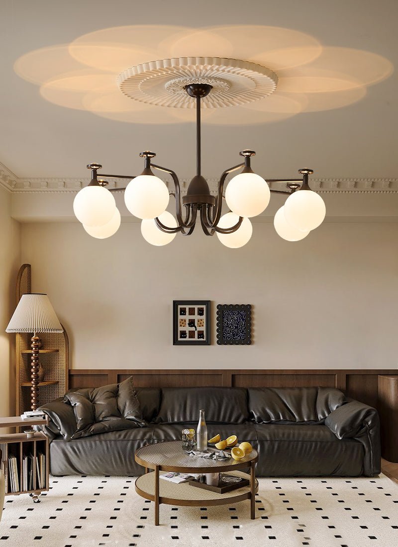 Zotheira Elegance Vintage Glass Chandelier - Letslighting