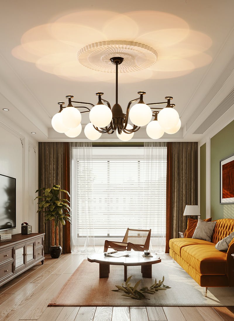 Zotheira Elegance Vintage Glass Chandelier - Letslighting