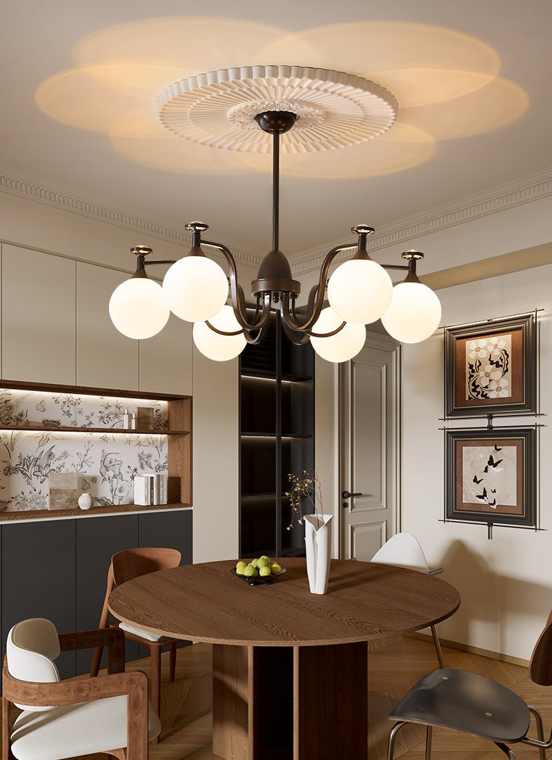 Zotheira Elegance Vintage Glass Chandelier - Letslighting