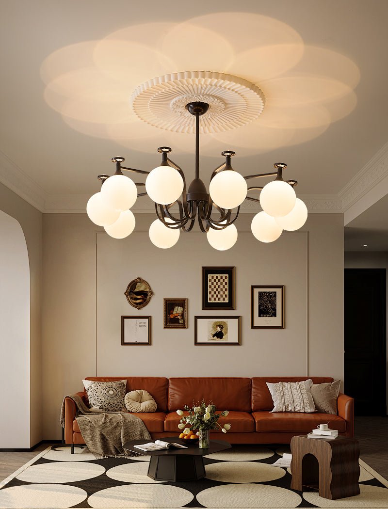 Zotheira Elegance Vintage Glass Chandelier - Letslighting
