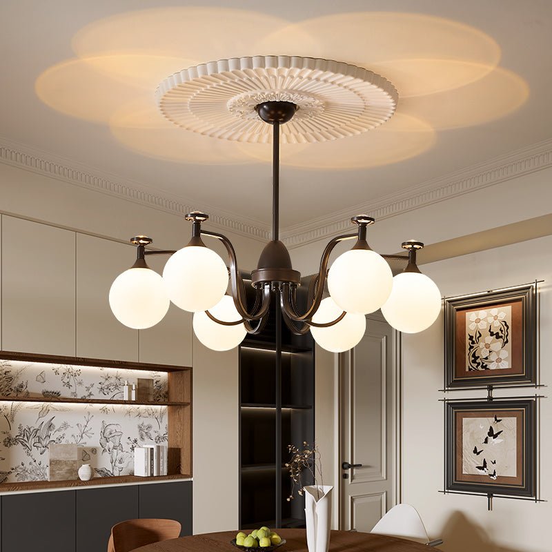 Zotheira Elegance Vintage Glass Chandelier - Letslighting