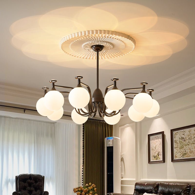 Zotheira Elegance Vintage Glass Chandelier - Letslighting