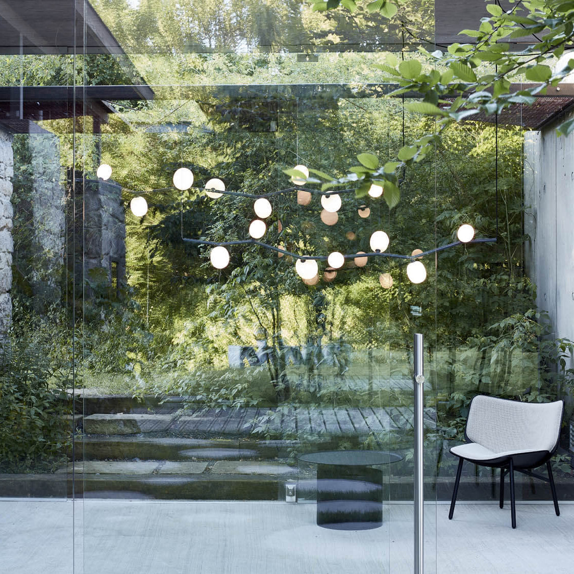 Evmirion Modern Minimalist Horizontal Glass Pendant Lamp - Letslighting