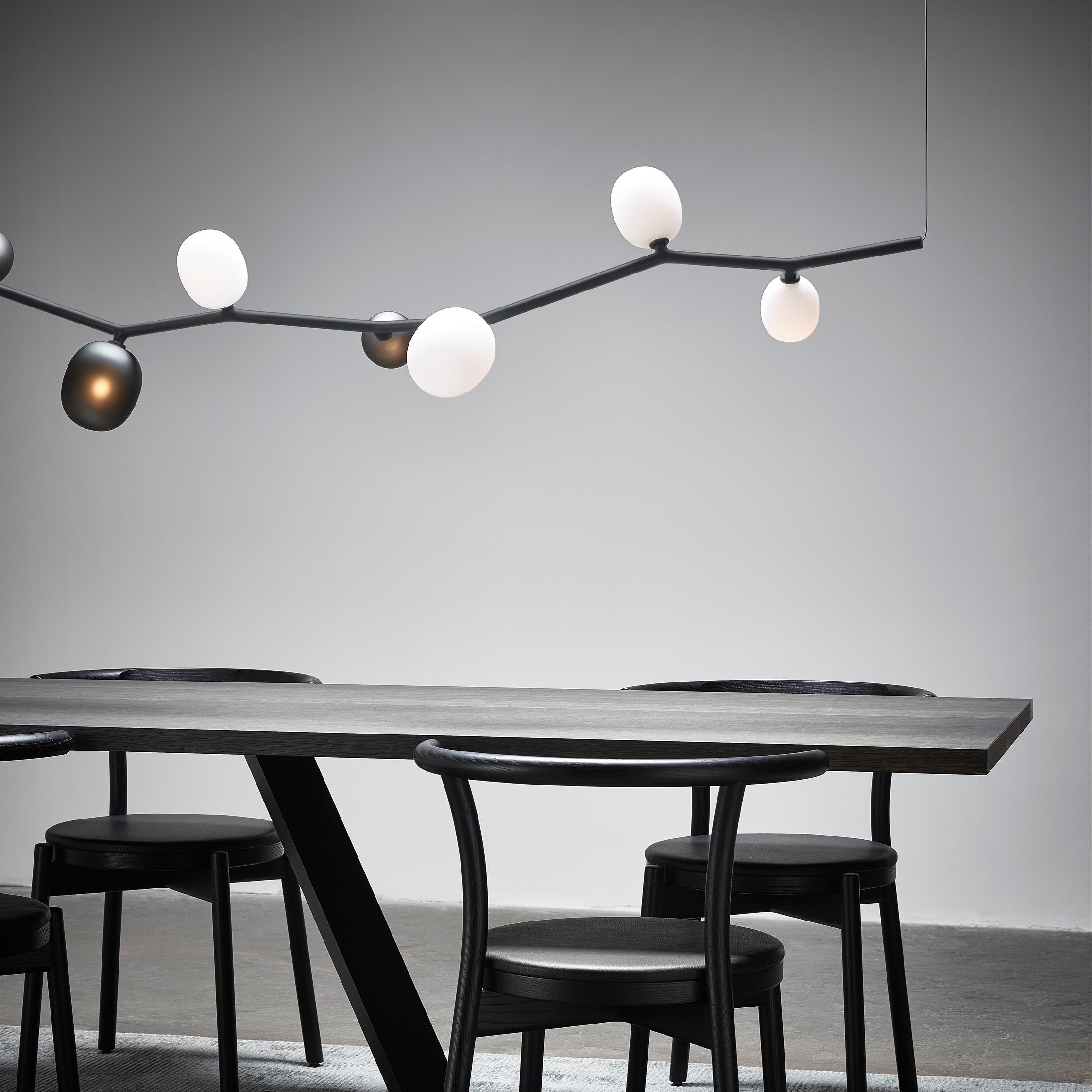 Evmirion Modern Minimalist Horizontal Glass Pendant Lamp - Letslighting