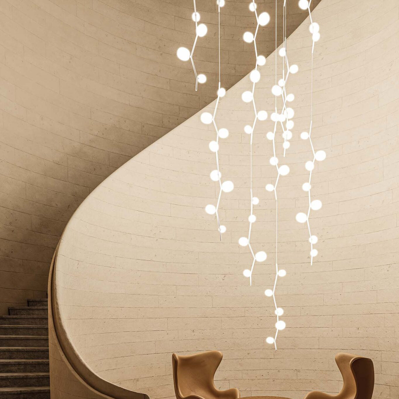 Isolora Modern Minimalist Vertical Glass Pendant Lamp - Letslighting