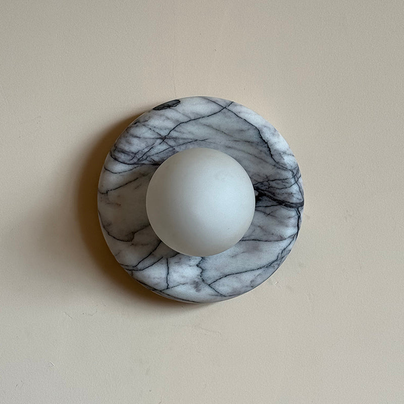 Zoraean Premium Elegance White Marble Sconce Wall Lamp - Letslighting