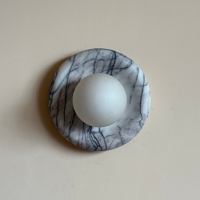 Zoraean Premium Elegance White Marble Sconce Wall Lamp - Letslighting