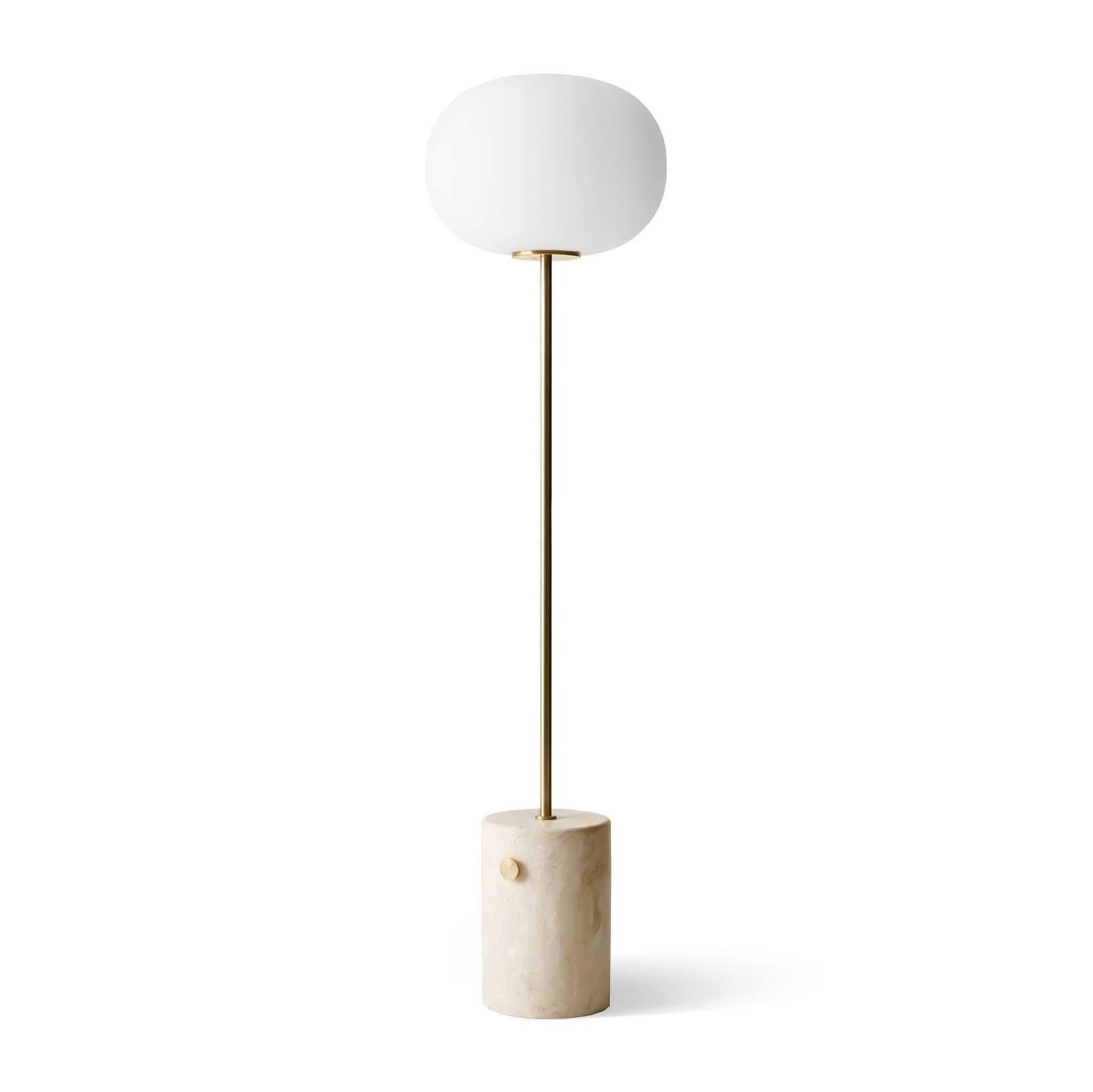 Iloryra Column-Base Travertine Floor Lamp - Letslighting