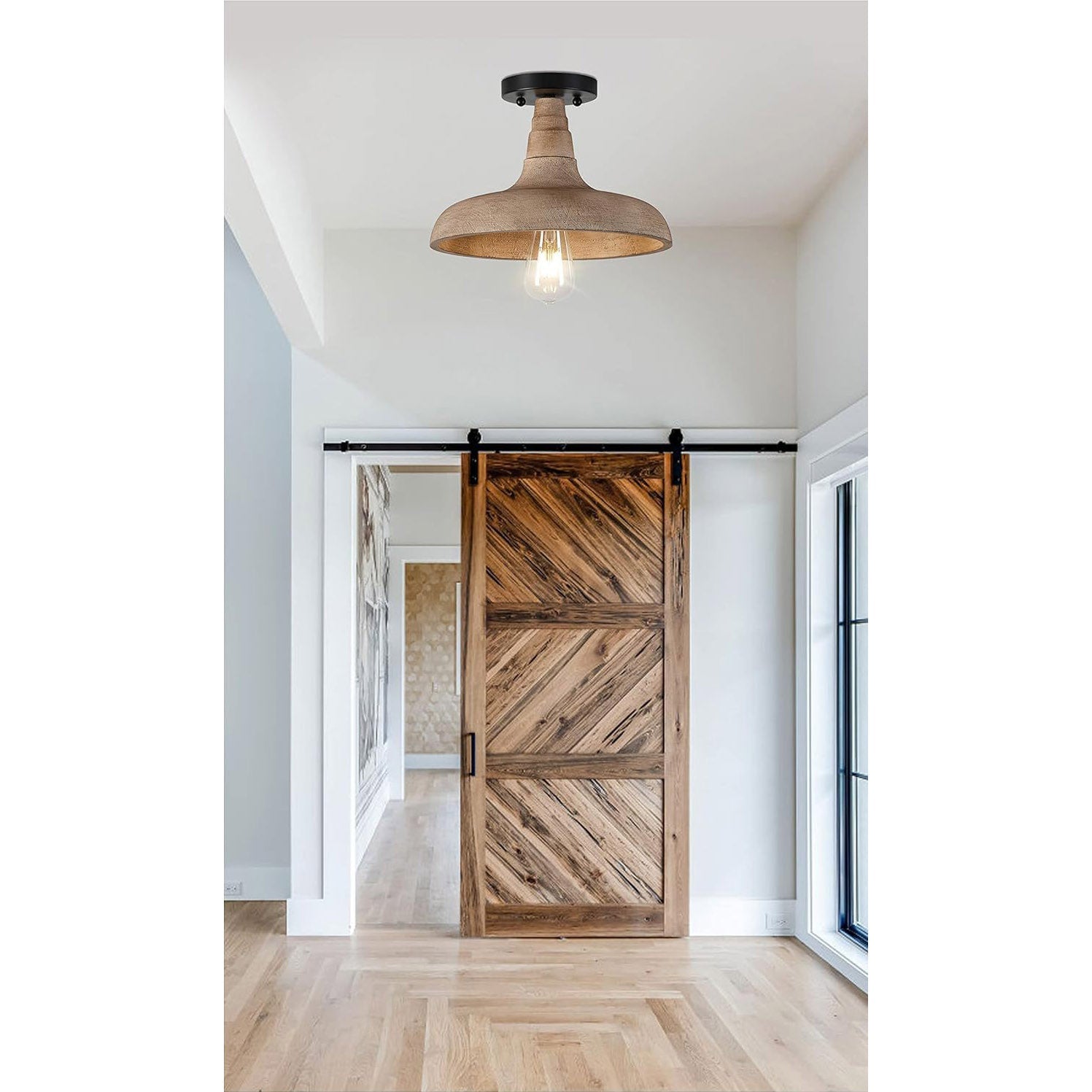Acarira Natural Wooden Pendant Light - Letslighting