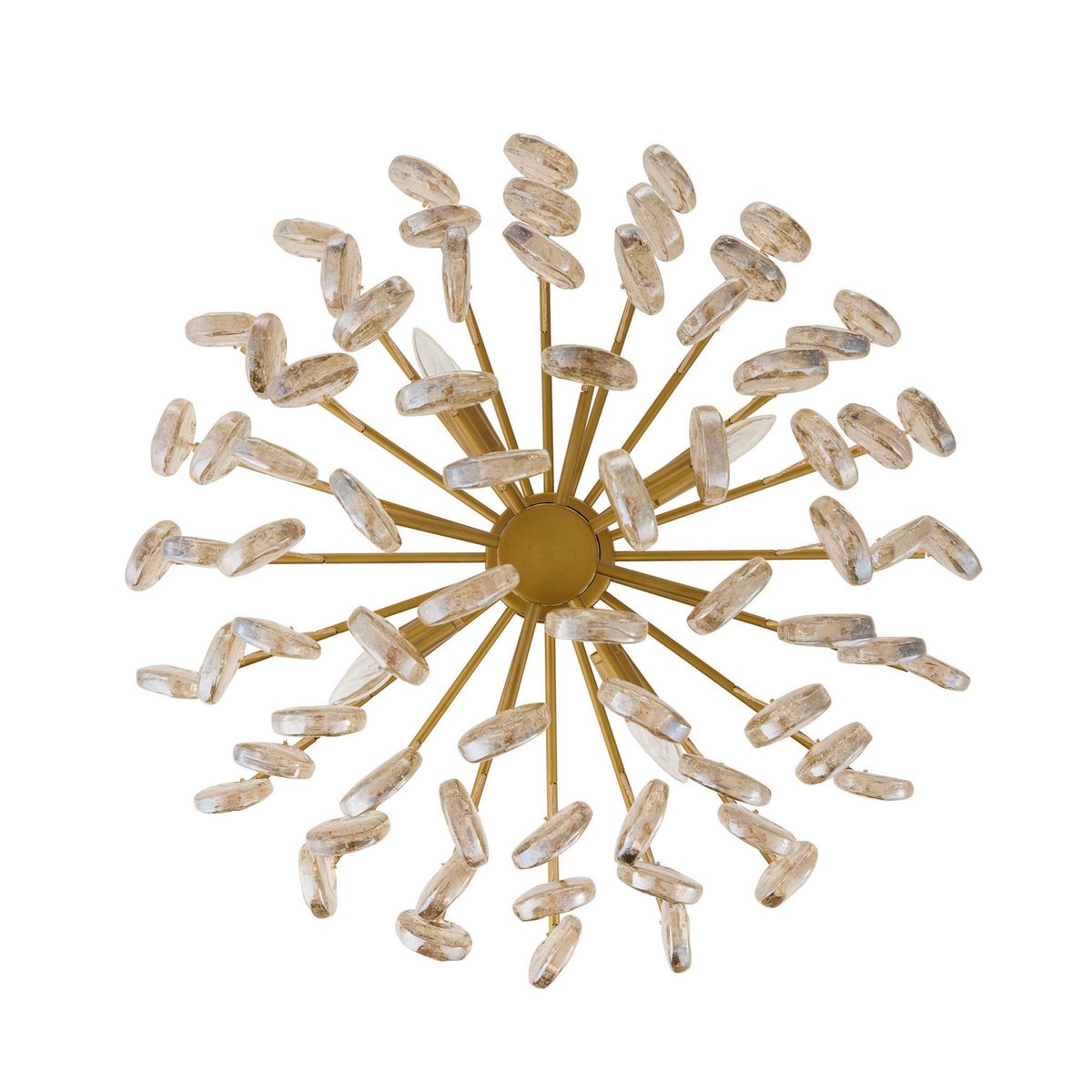Jacqueline Luxury Metal & Glass Chandelier