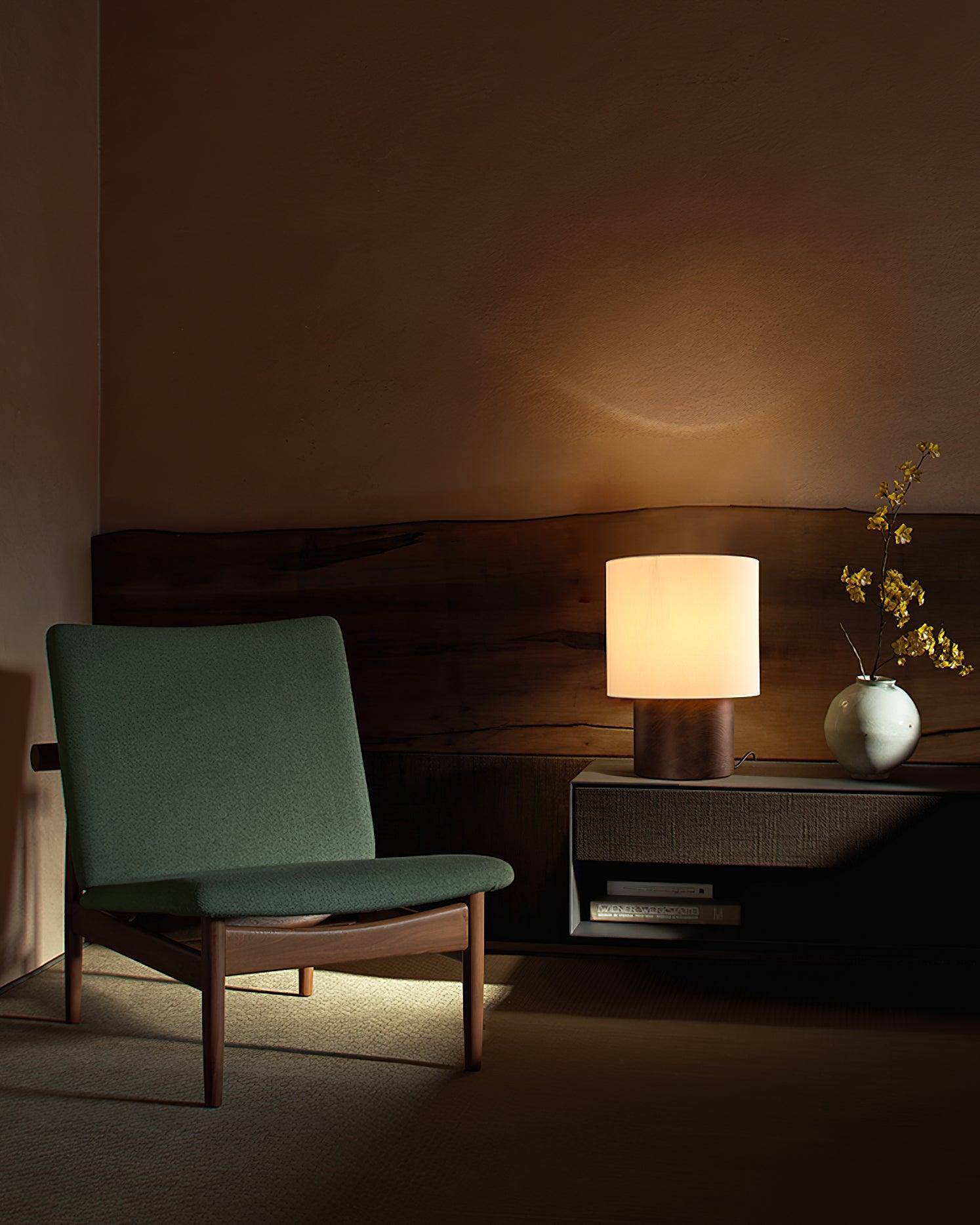 Bailey Minialist Wood Table Lamp - Letslighting