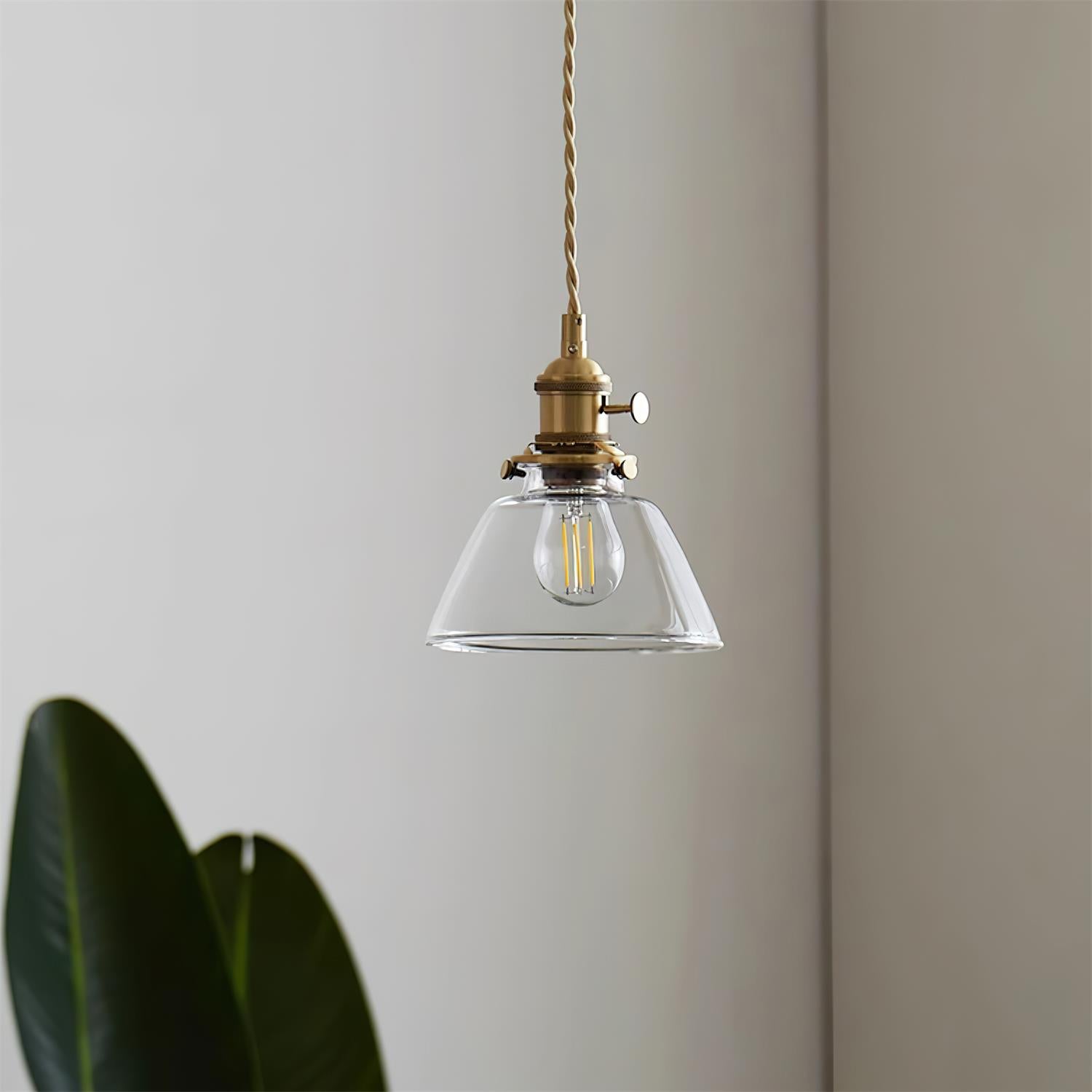 Glint Clear Glass Pendant Light