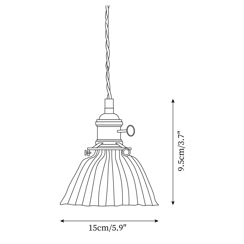 Glint Clear Glass Pendant Light