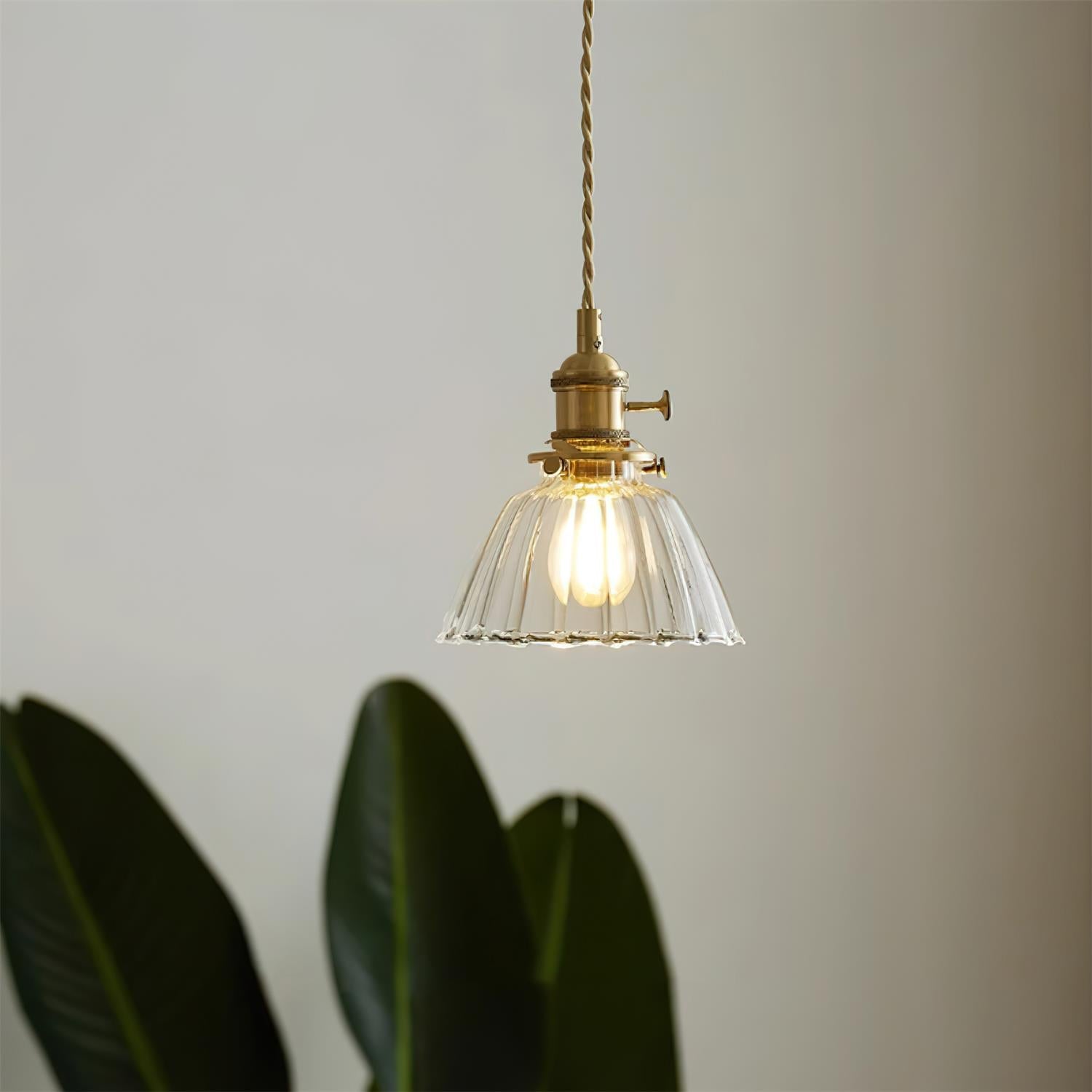 Glint Clear Glass Pendant Light