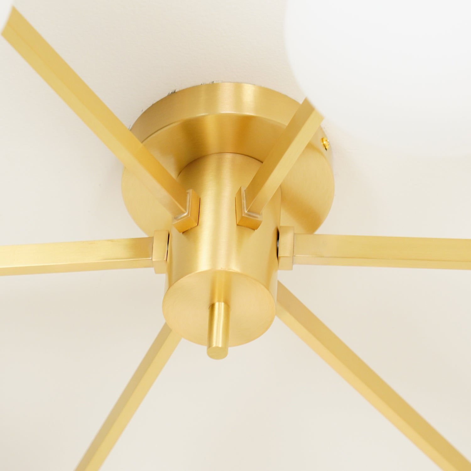 Lustra Ceiling Lamp Black White Glass - Letslighting