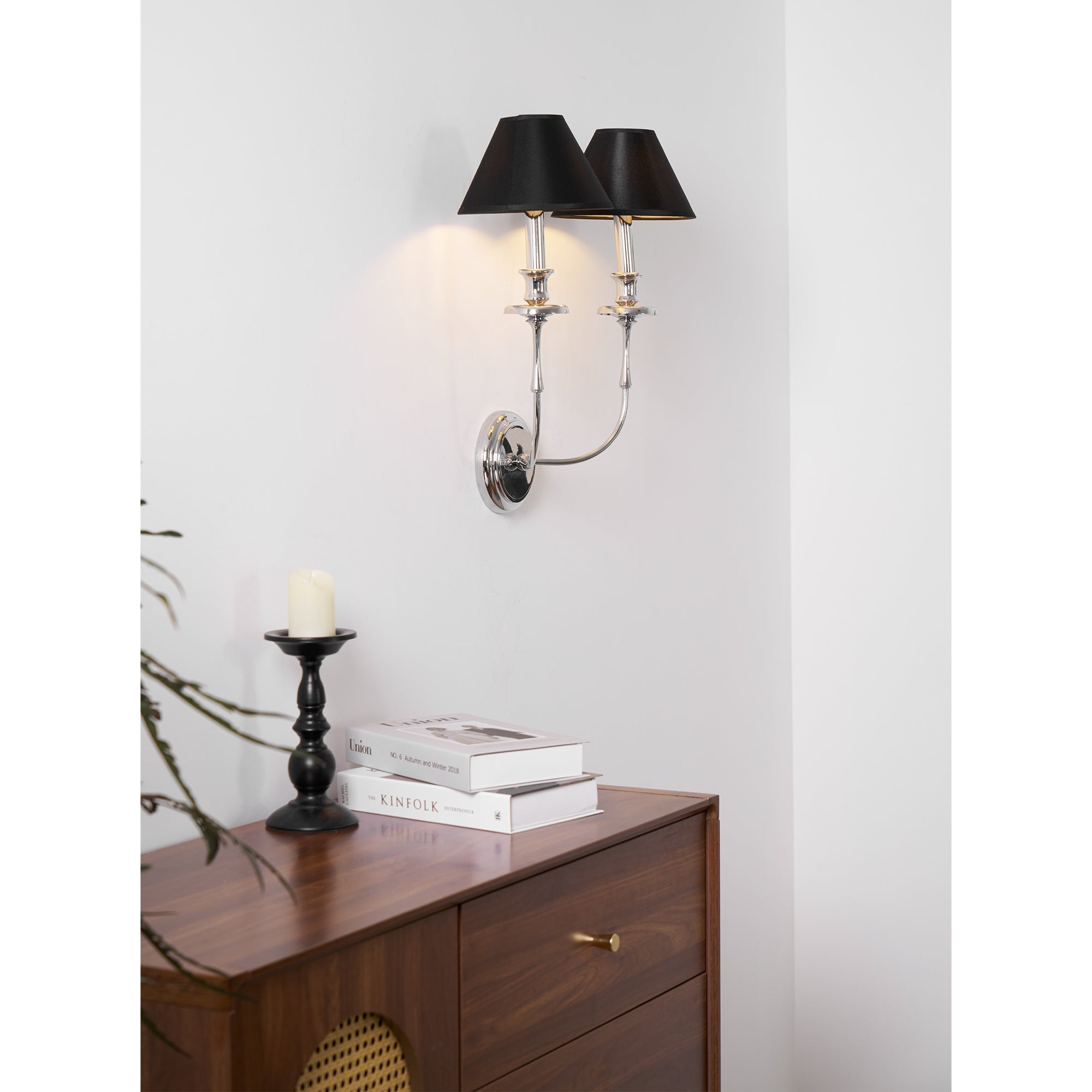 Vedoror Vintage Industrial Brass Fabric Wall Lamp - Letslighting