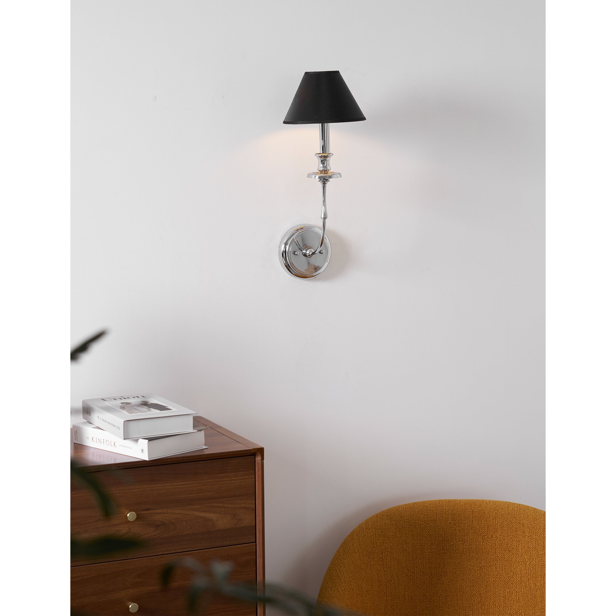 Vedoror Vintage Industrial Brass Fabric Wall Lamp - Letslighting