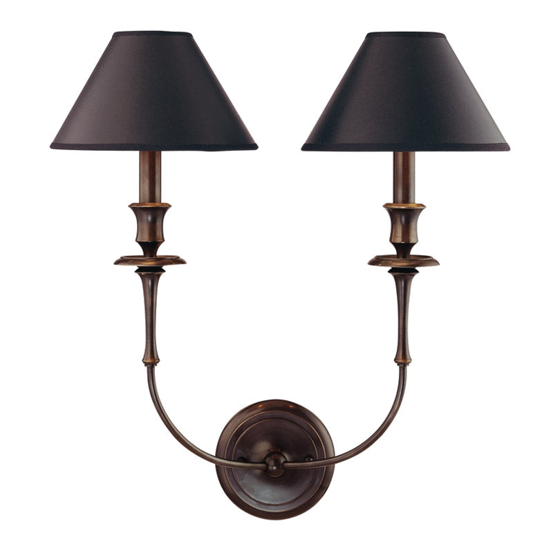 Vedoror Vintage Industrial Brass Fabric Wall Lamp - Letslighting