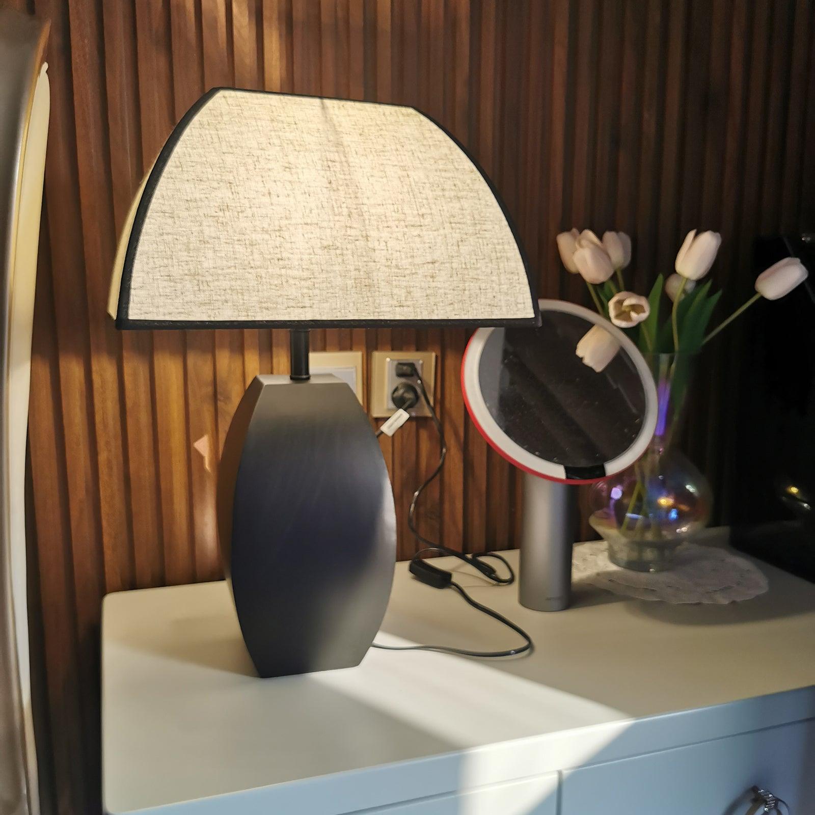 Joanna Minimalist Fabric Table Lamp - Letslighting