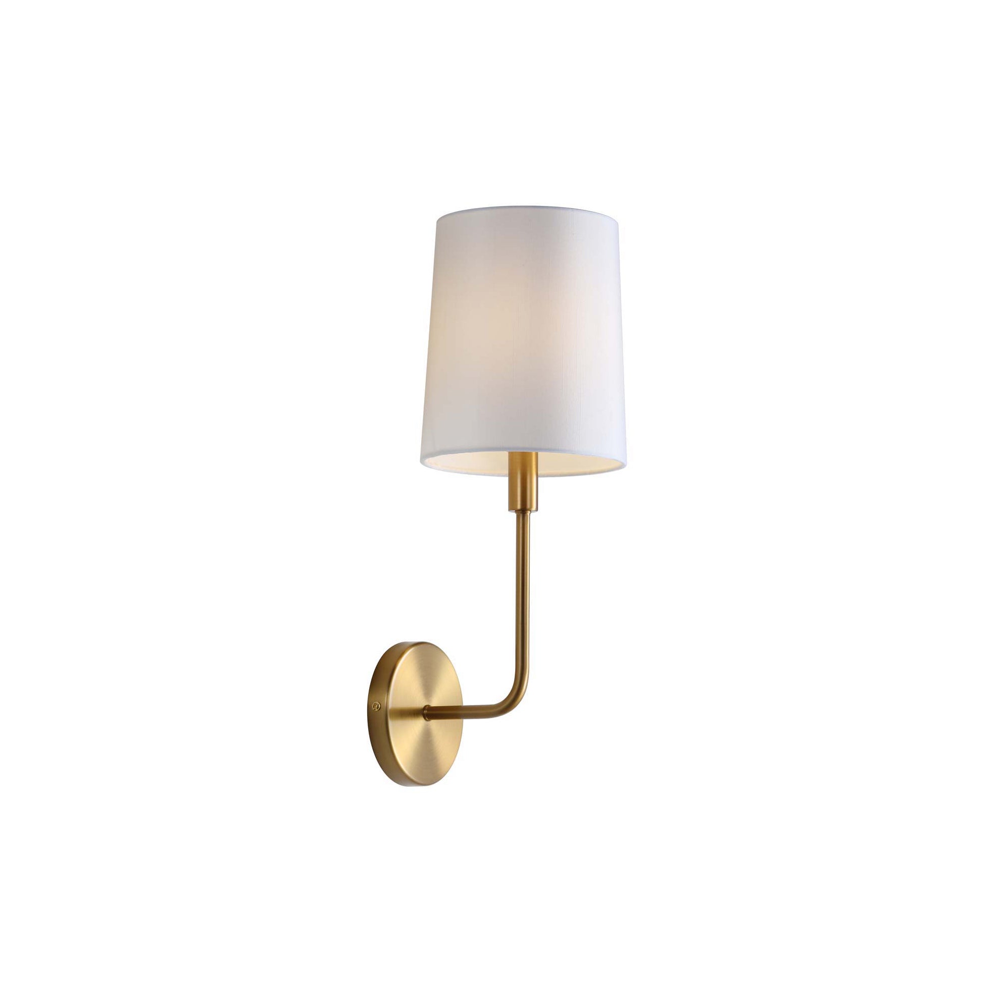 Orvynia Modern Minimalist Brass Fabric Wall Lamp - Letslighting