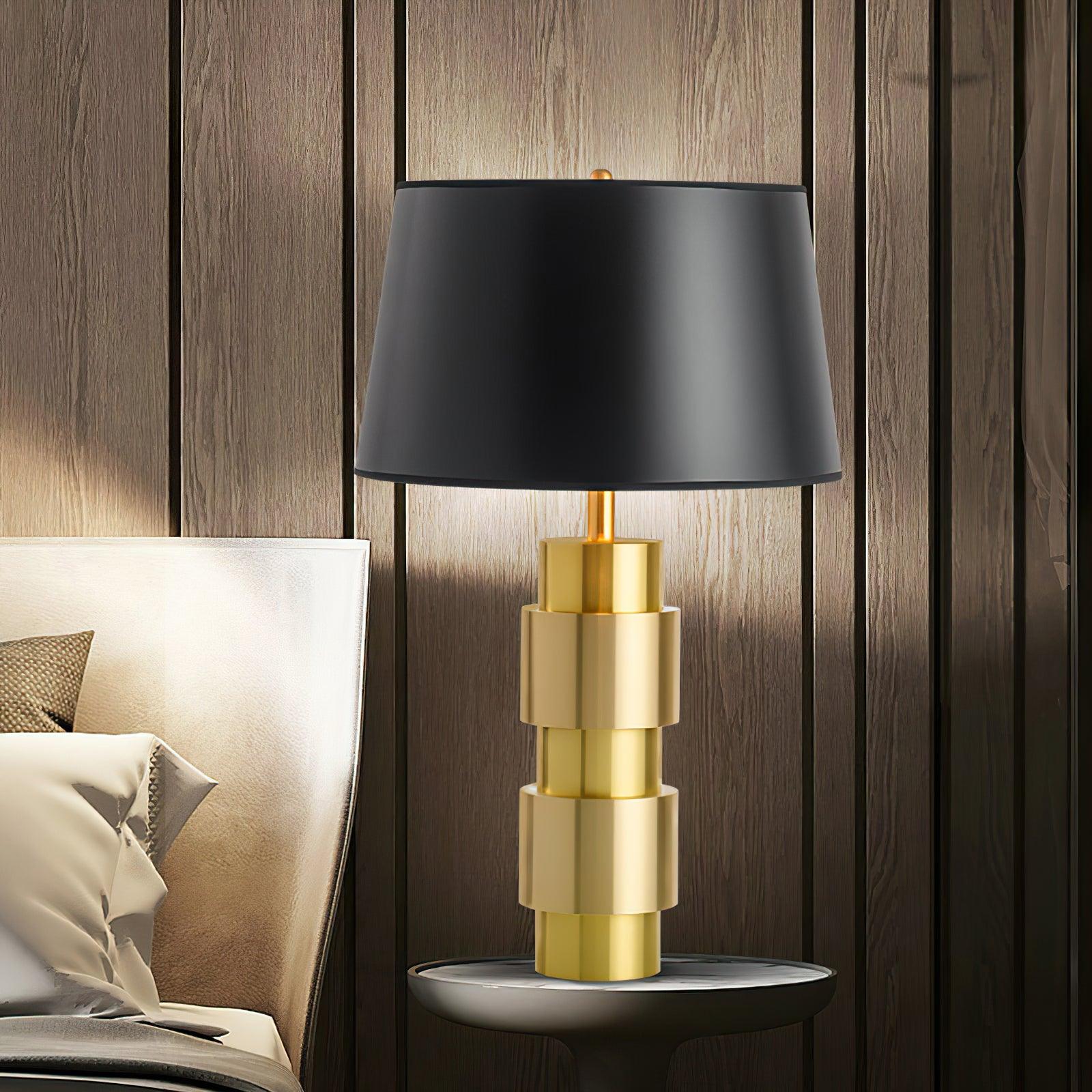 Velorave Fabric Industrial Table Lamp - Letslighting