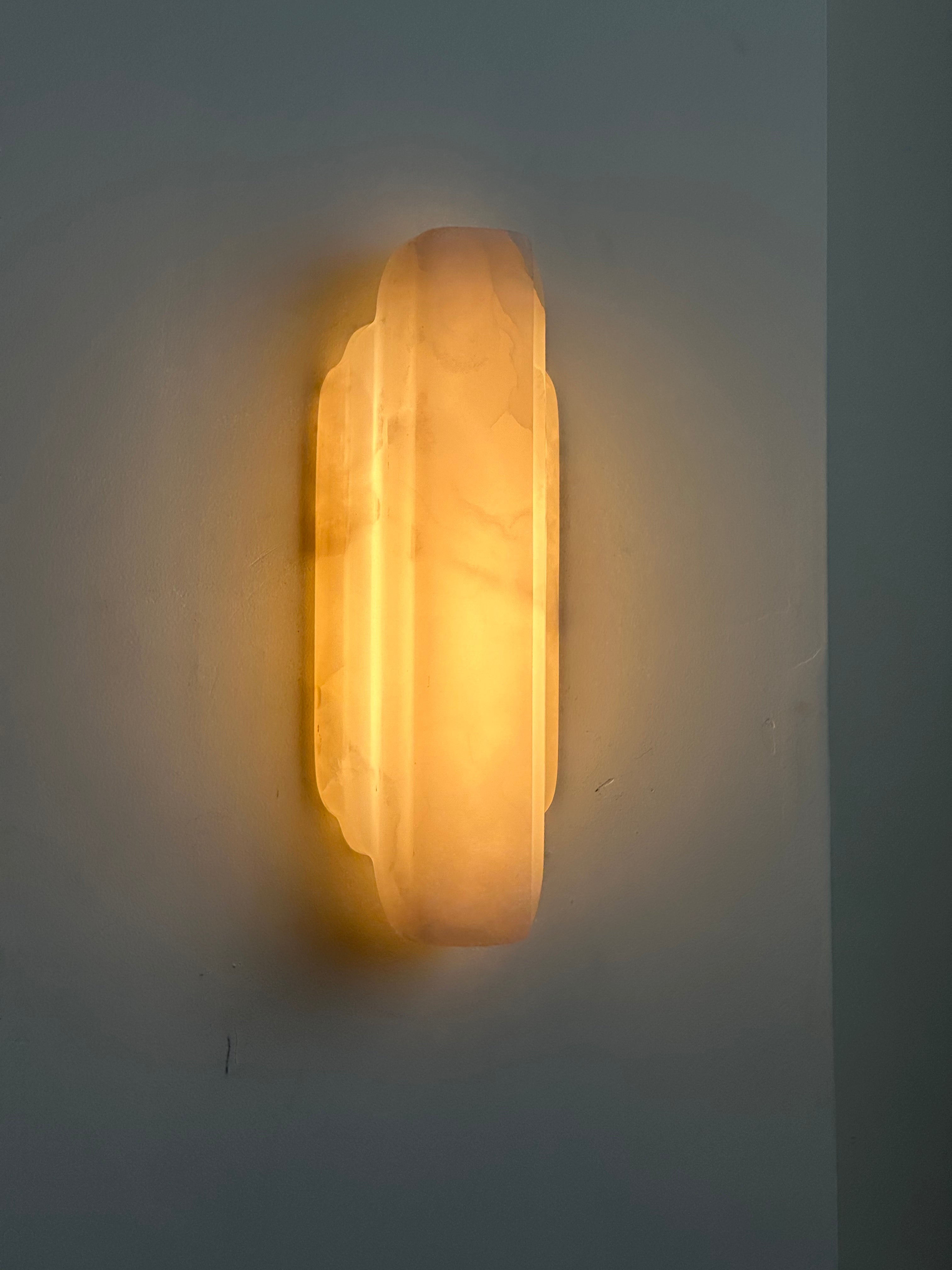 Eurcara Modern Minimalist Natural Marble Wall Lamp - Letslighting