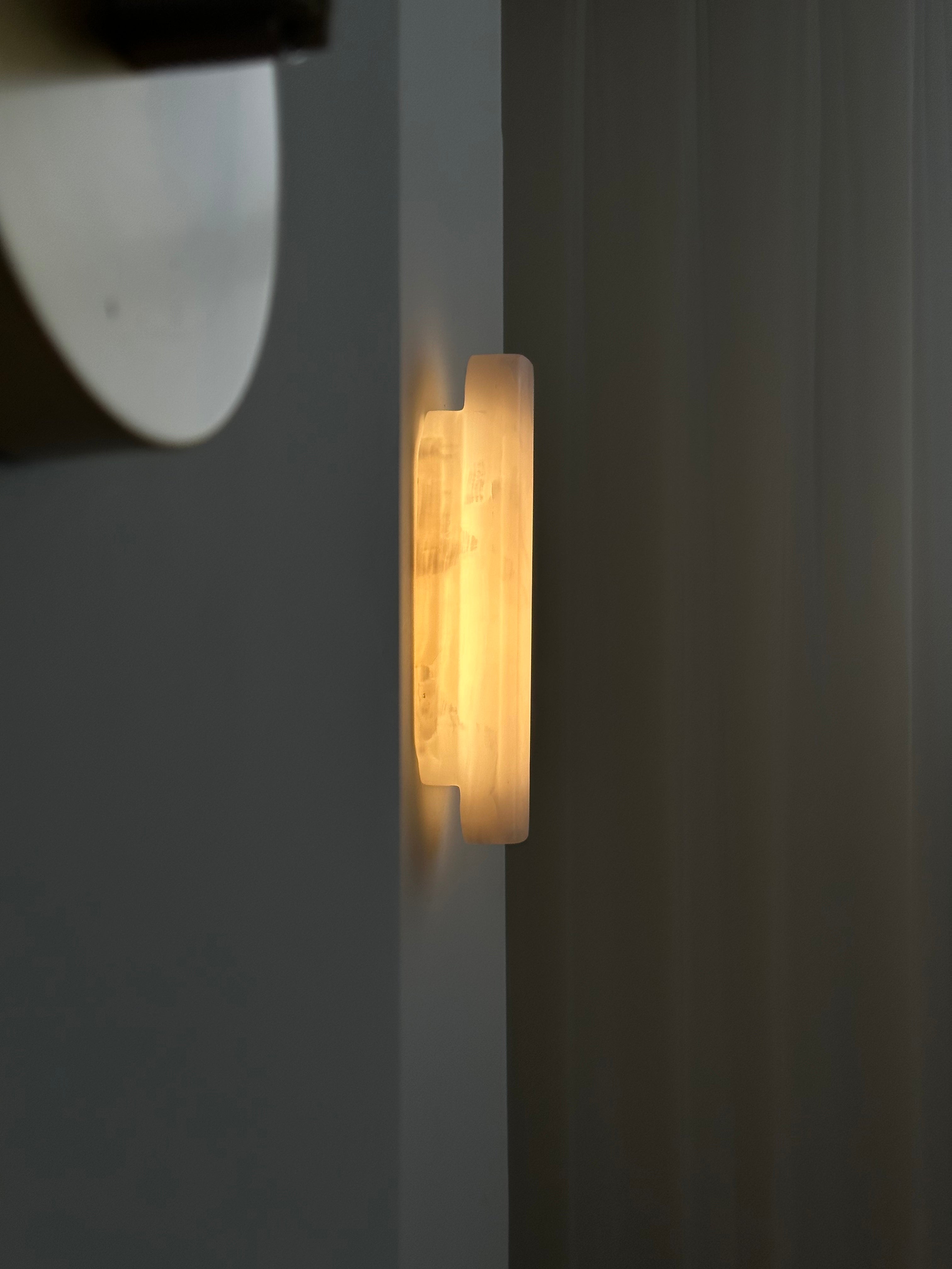 Eurcara Modern Minimalist Natural Marble Wall Lamp - Letslighting