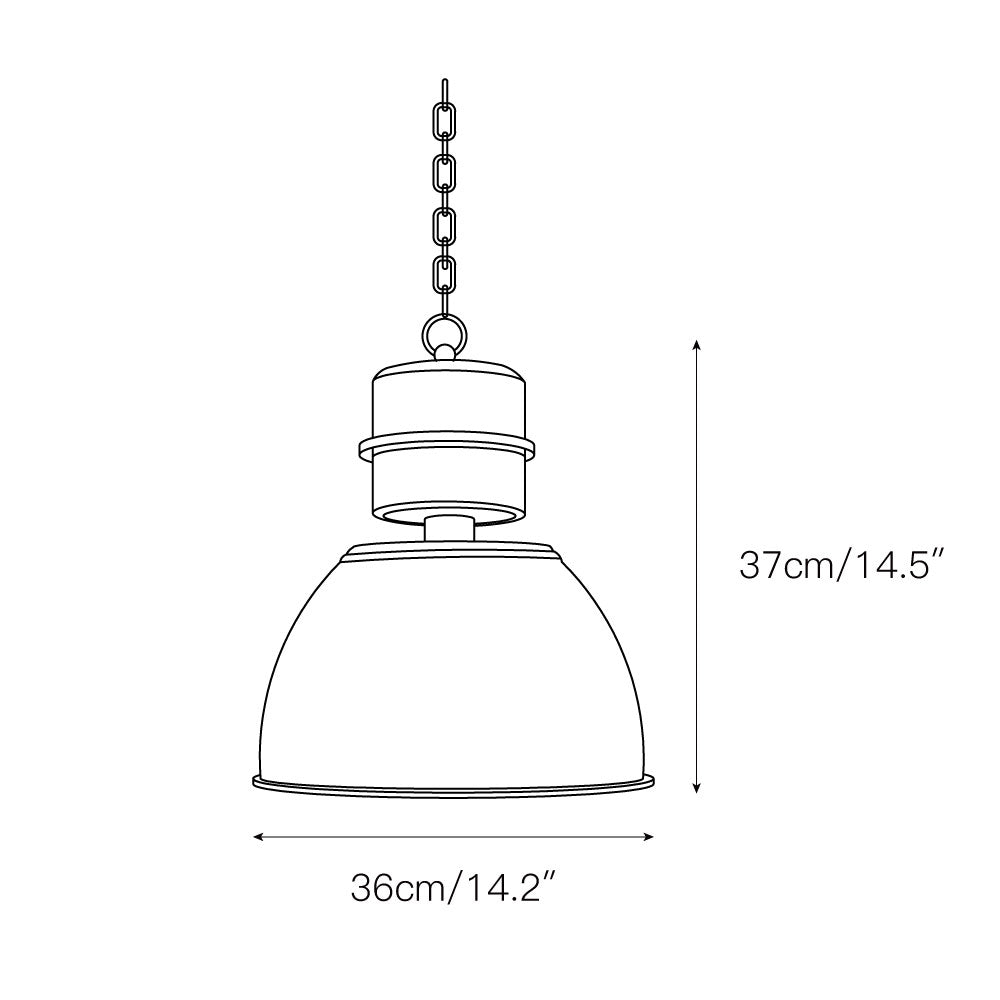 Evlaeia Modern Minimalist Orange Pendant Lamp - Letslighting