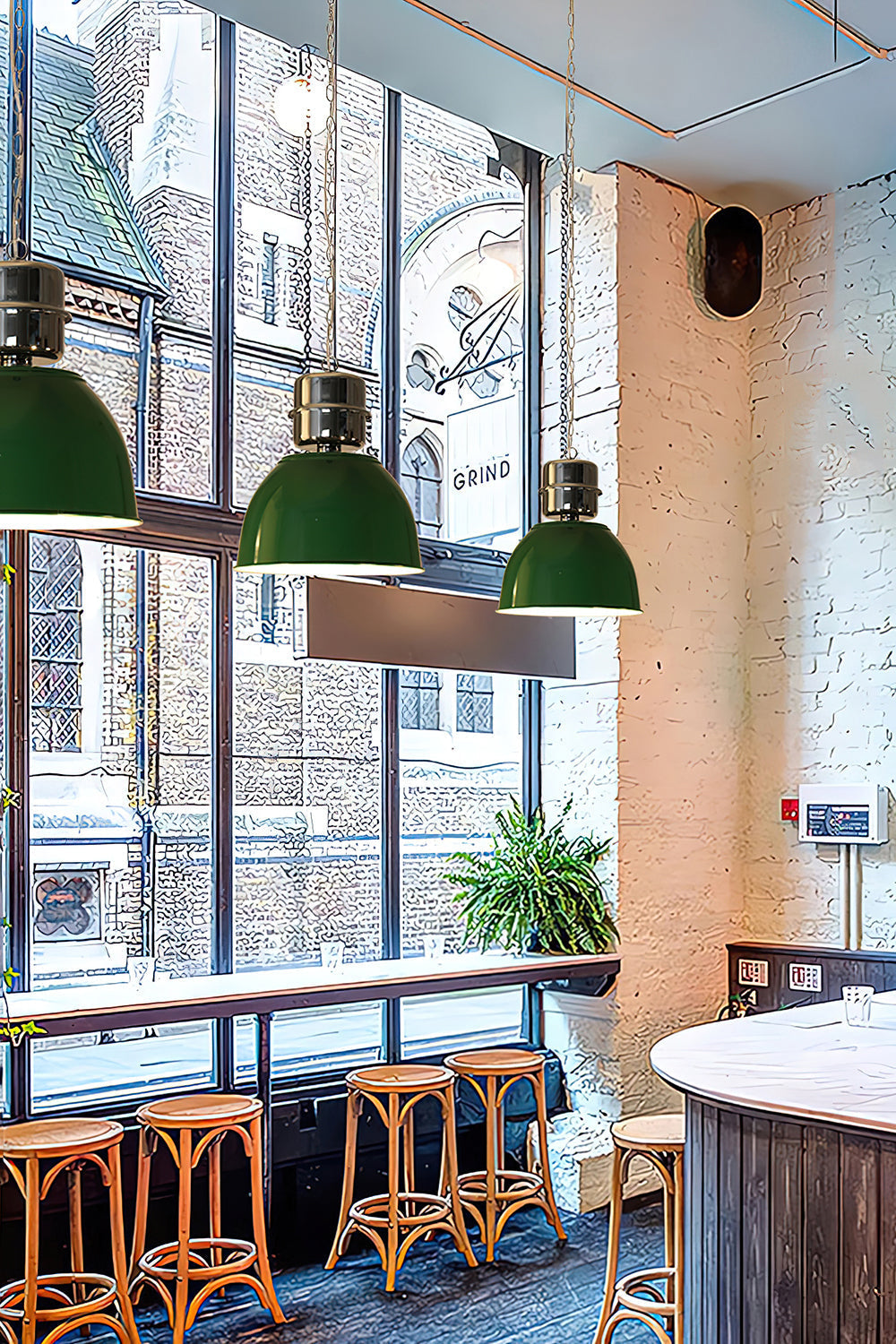 Evlaeia Modern Minimalist Orange Pendant Lamp - Letslighting