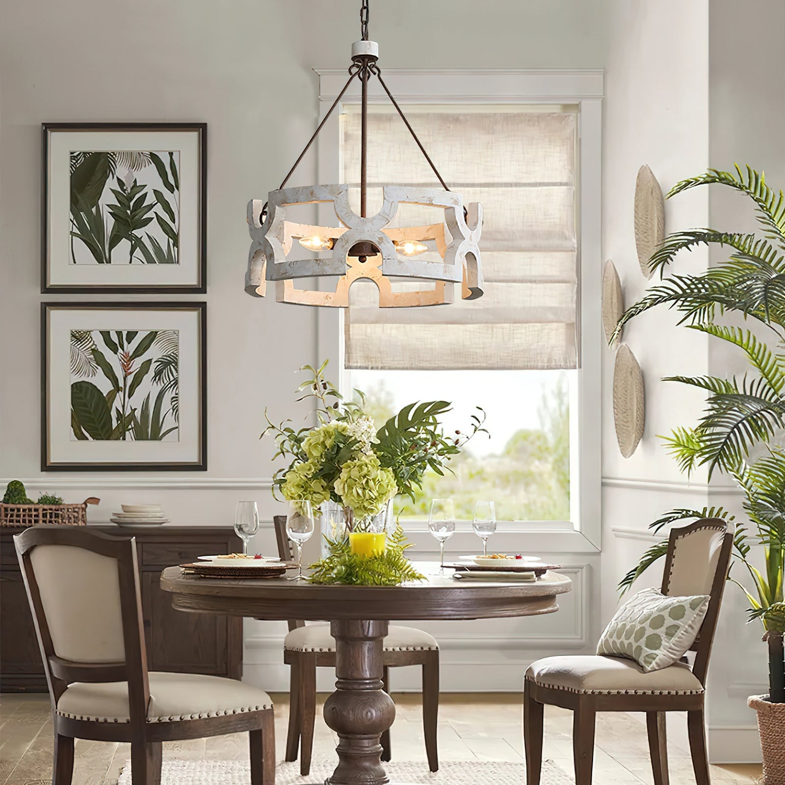 Evelan Individual Creativity Hand-carved Wood Chandelier - Letslighting