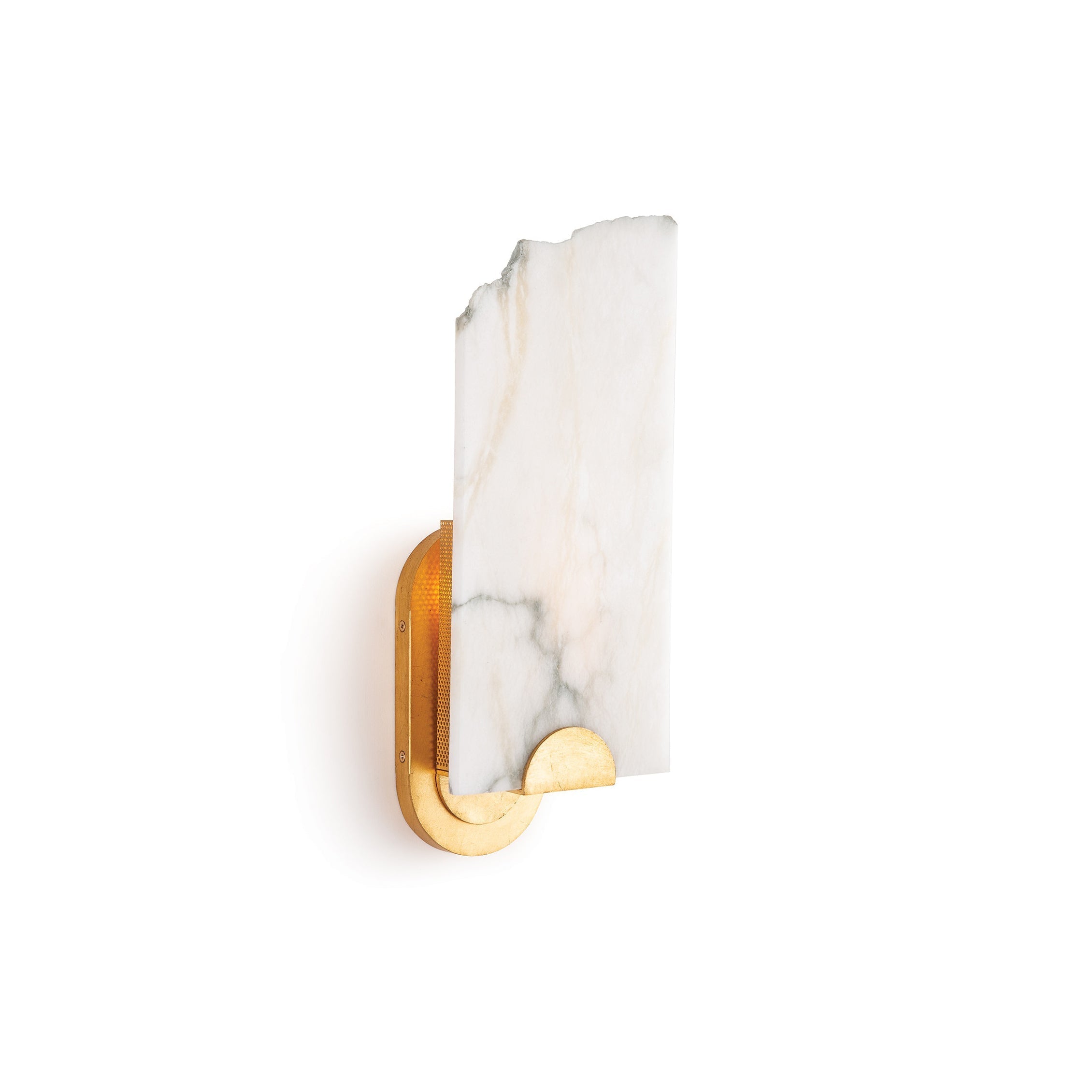 Olphaiel Modern Minimalist Brass Alabaster Wall Lamp - Letslighting