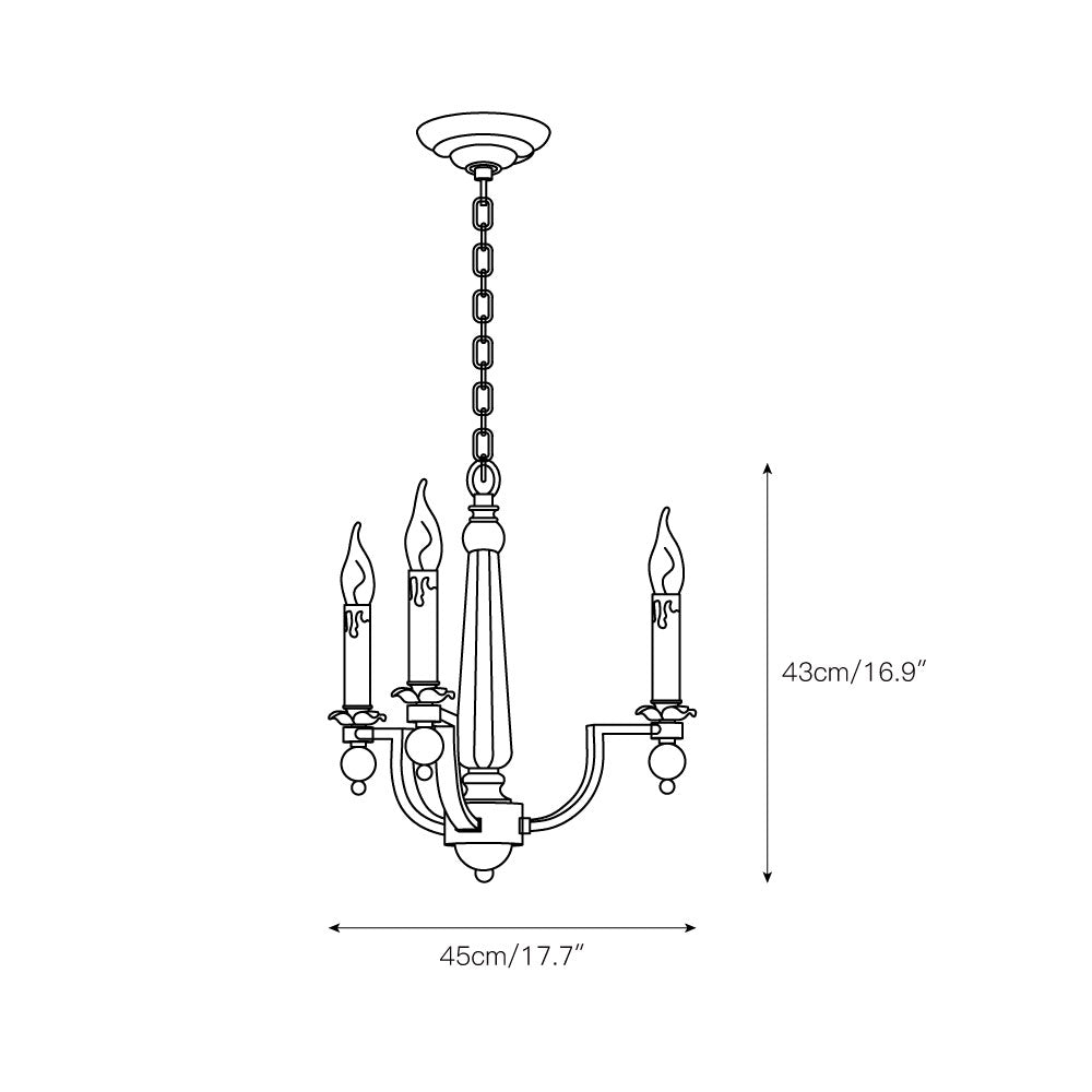 Vorinor Vintage Industrial Chandelier - Letslighting