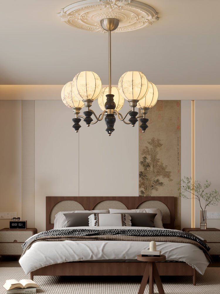 Osilan Traditional Elegance Vintage Wood Chandelier - Letslighting