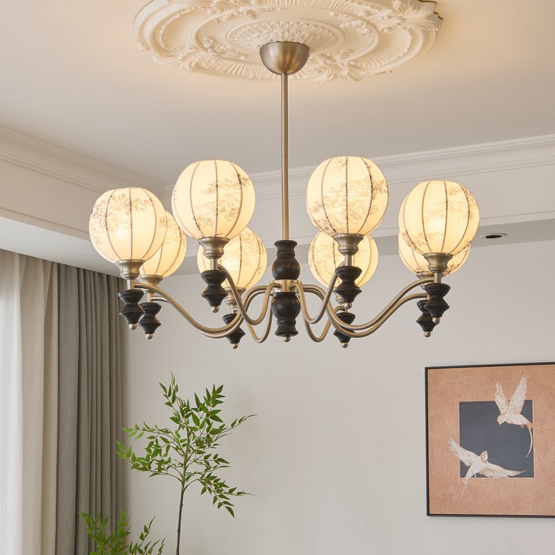 Osilan Traditional Elegance Vintage Wood Chandelier - Letslighting