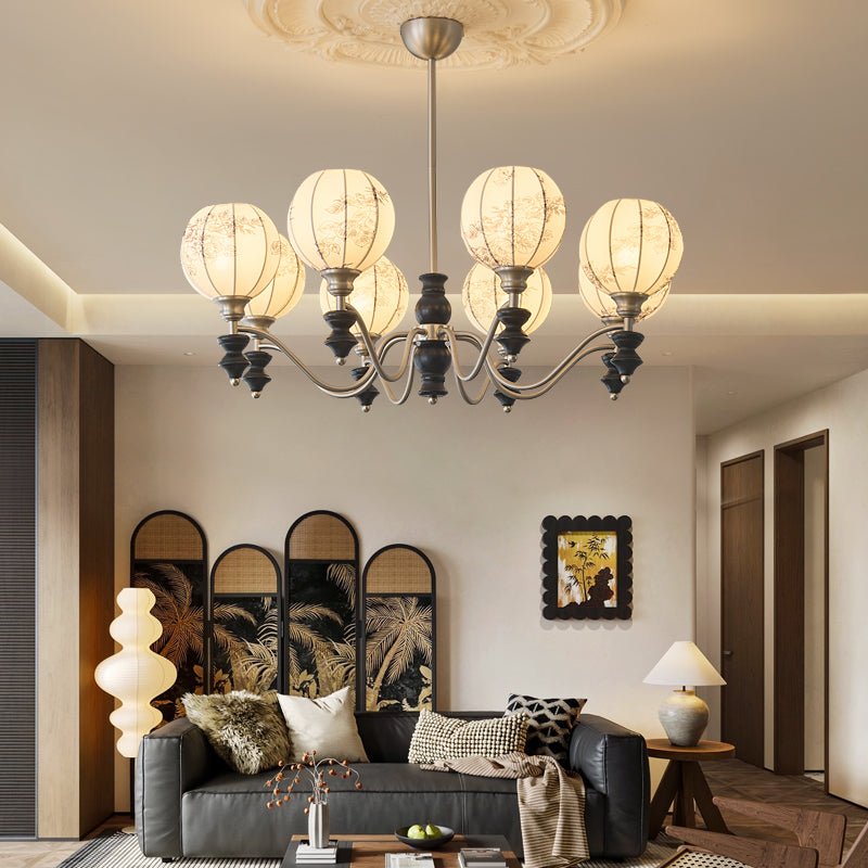 Osilan Traditional Elegance Vintage Wood Chandelier - Letslighting