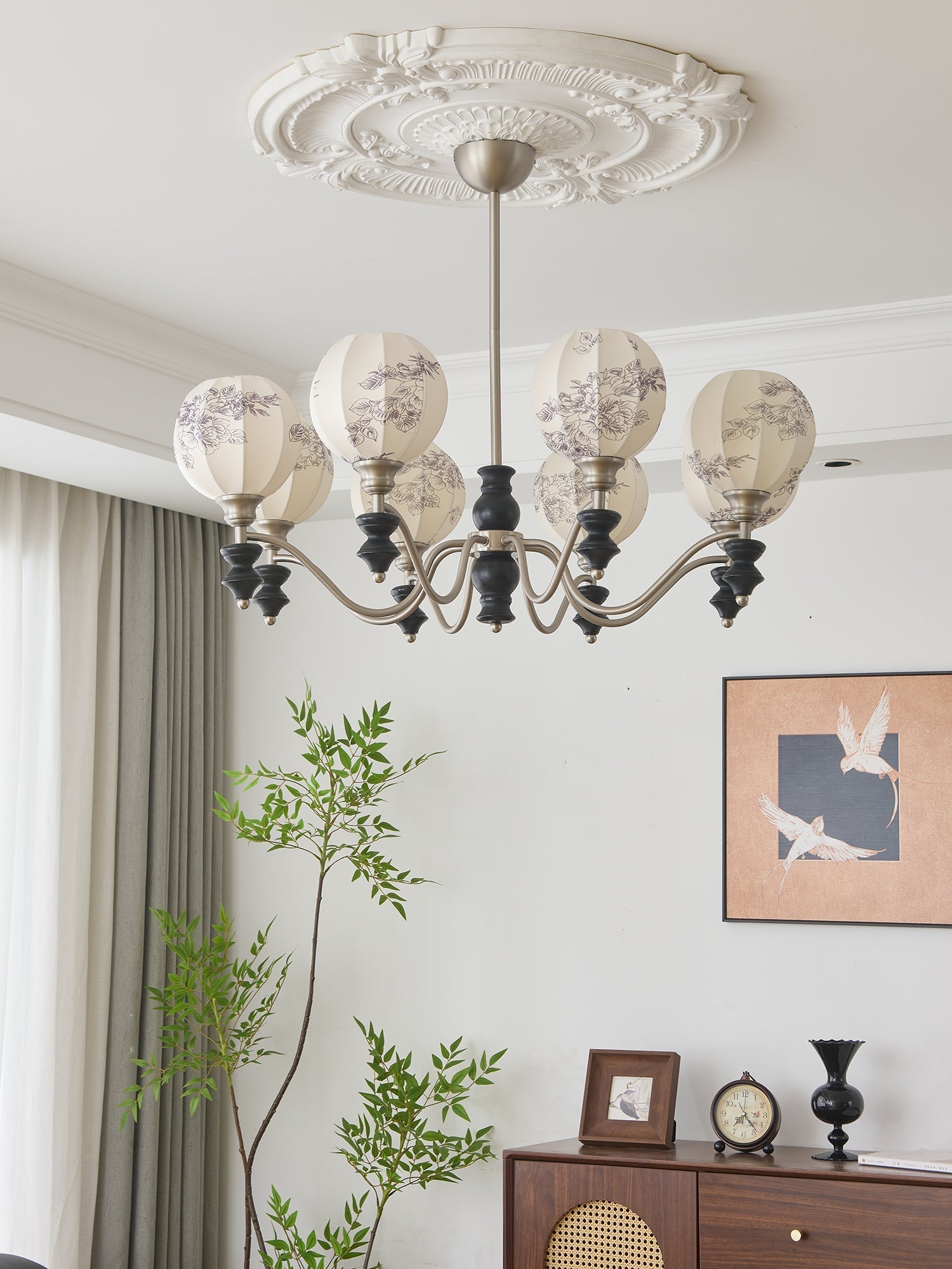 Osilan Traditional Elegance Vintage Wood Chandelier - Letslighting