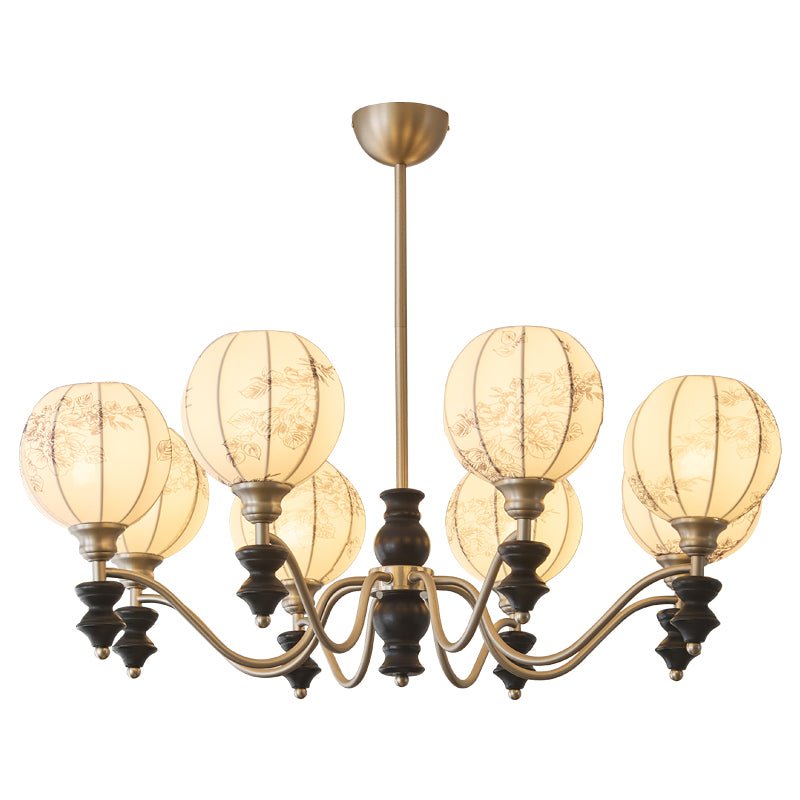 Osilan Traditional Elegance Vintage Wood Chandelier - Letslighting