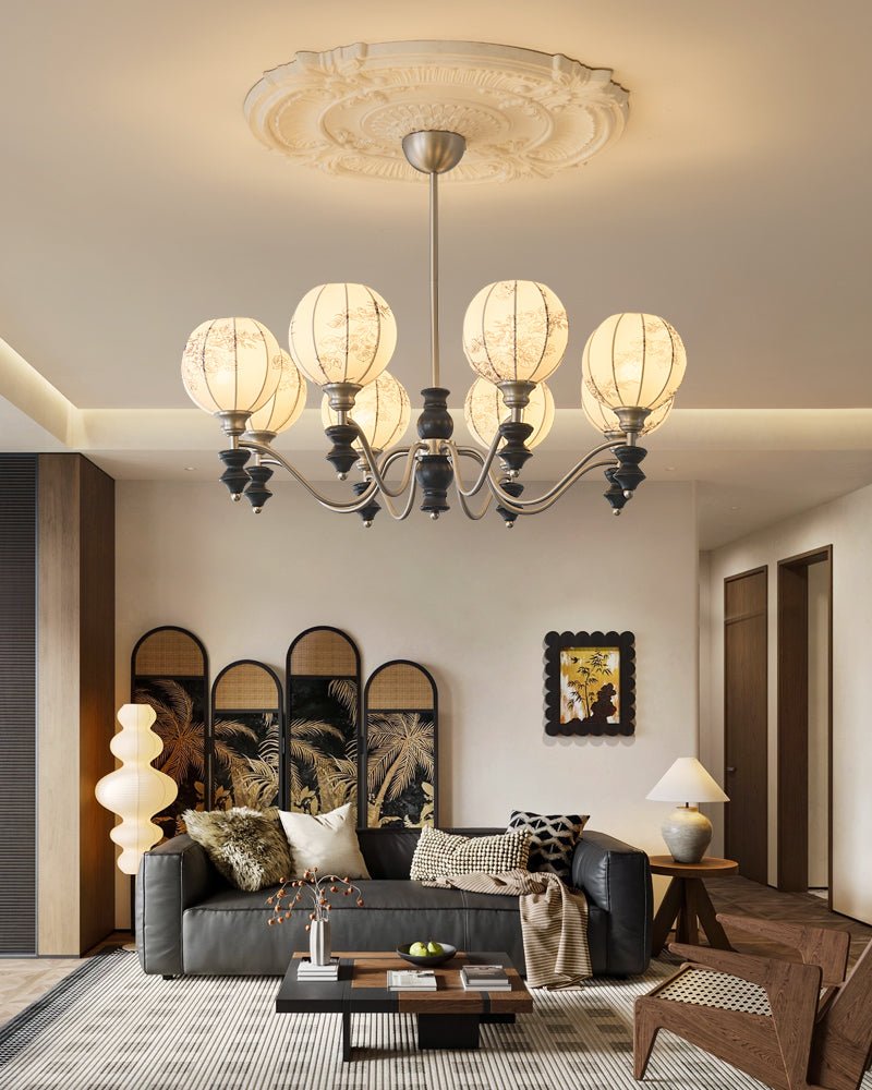 Osilan Traditional Elegance Vintage Wood Chandelier - Letslighting