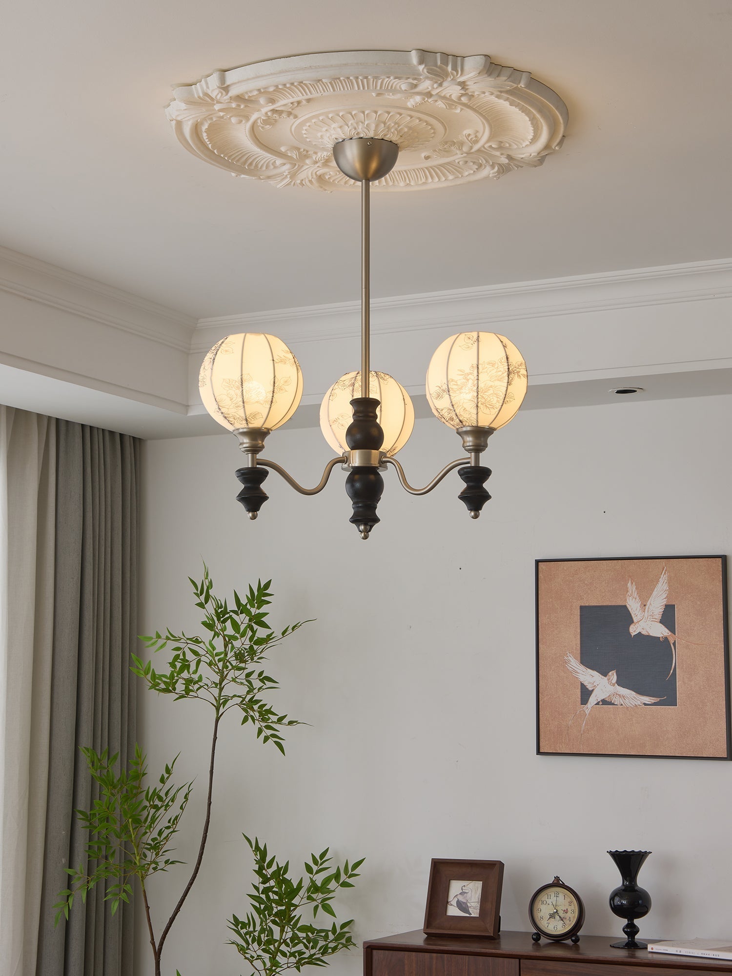 Osilan Traditional Elegance Vintage Wood Chandelier - Letslighting