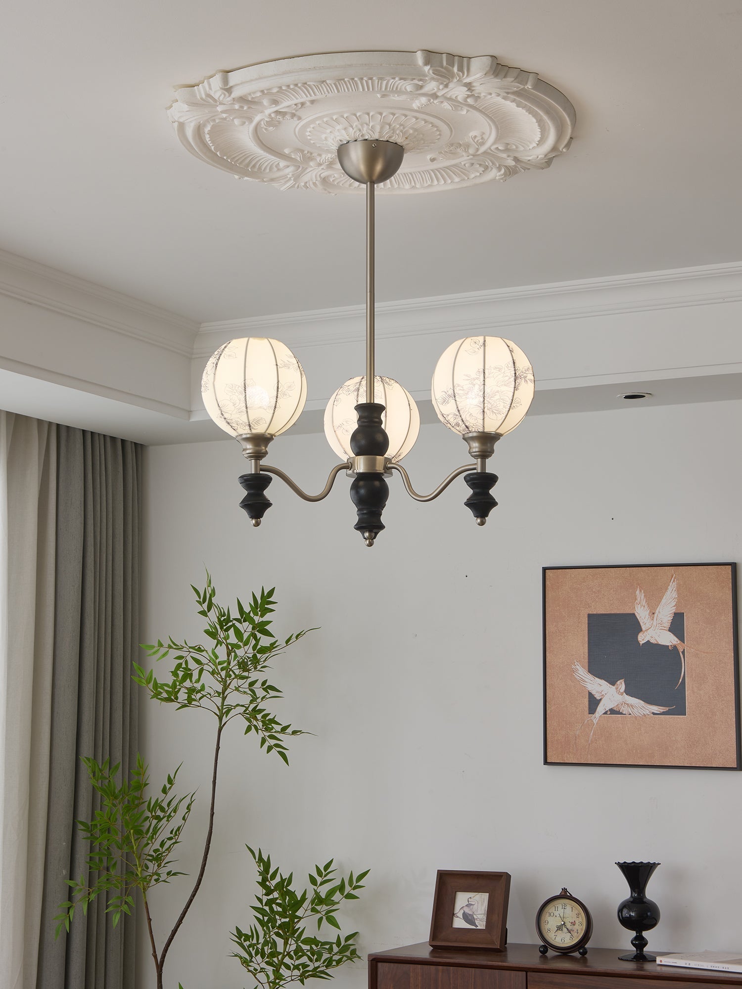 Osilan Traditional Elegance Vintage Wood Chandelier - Letslighting