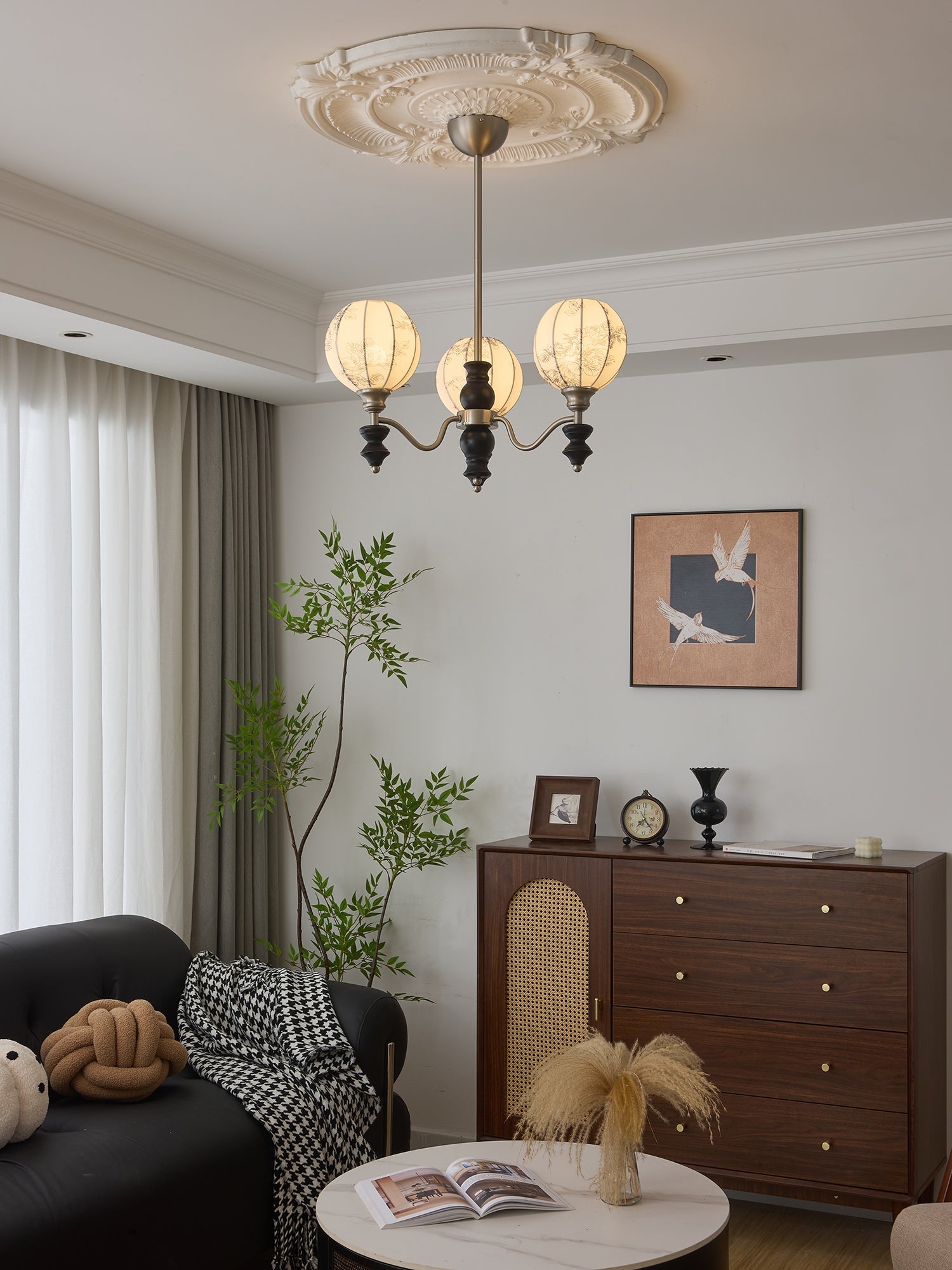 Osilan Traditional Elegance Vintage Wood Chandelier - Letslighting