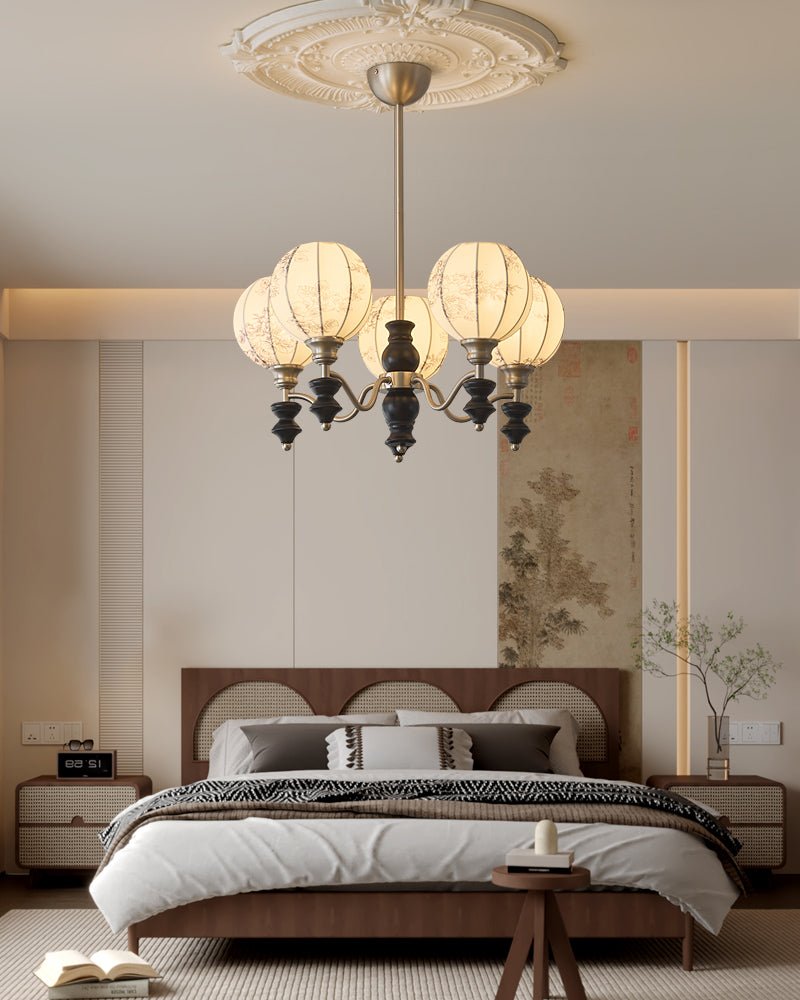 Osilan Traditional Elegance Vintage Wood Chandelier - Letslighting