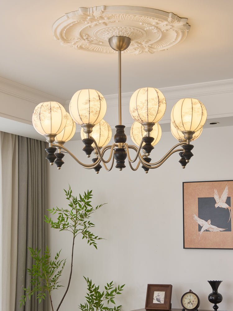 Osilan Traditional Elegance Vintage Wood Chandelier - Letslighting