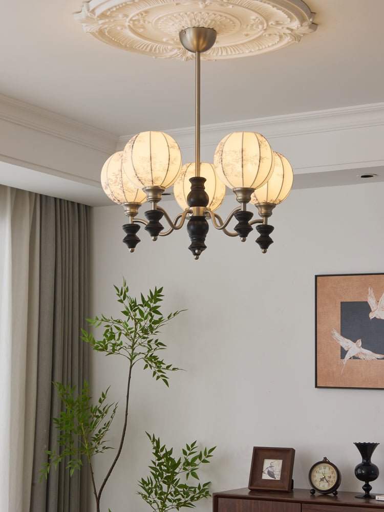 Osilan Traditional Elegance Vintage Wood Chandelier - Letslighting