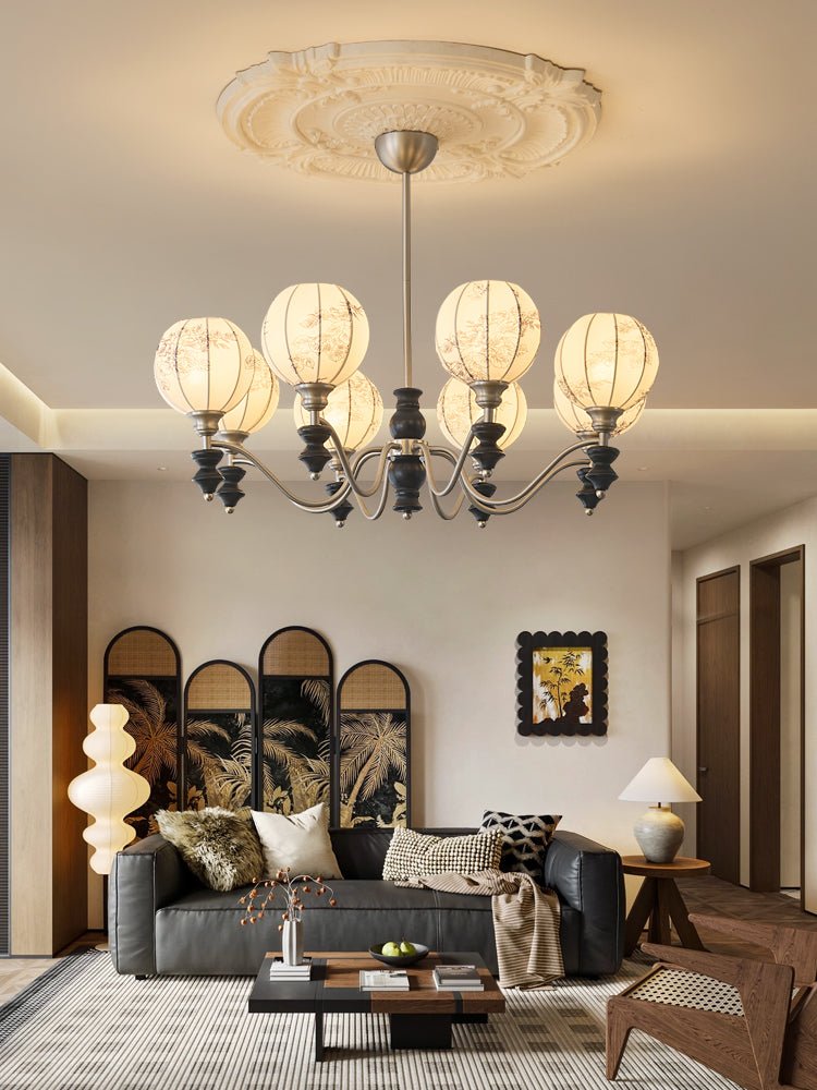 Osilan Traditional Elegance Vintage Wood Chandelier - Letslighting