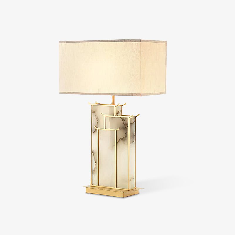 Nysilor Rectangular Glass Table Lamp - Letslighting