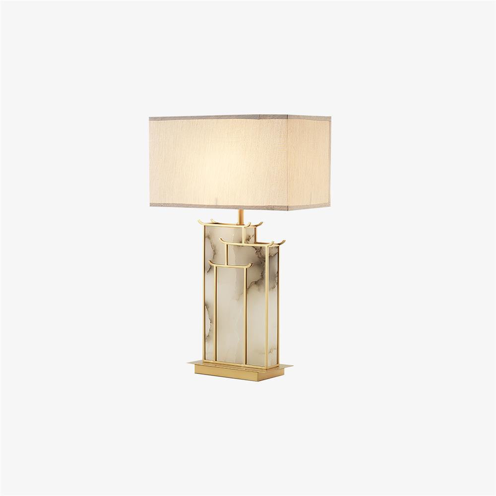 Nysilor Rectangular Glass Table Lamp - Letslighting