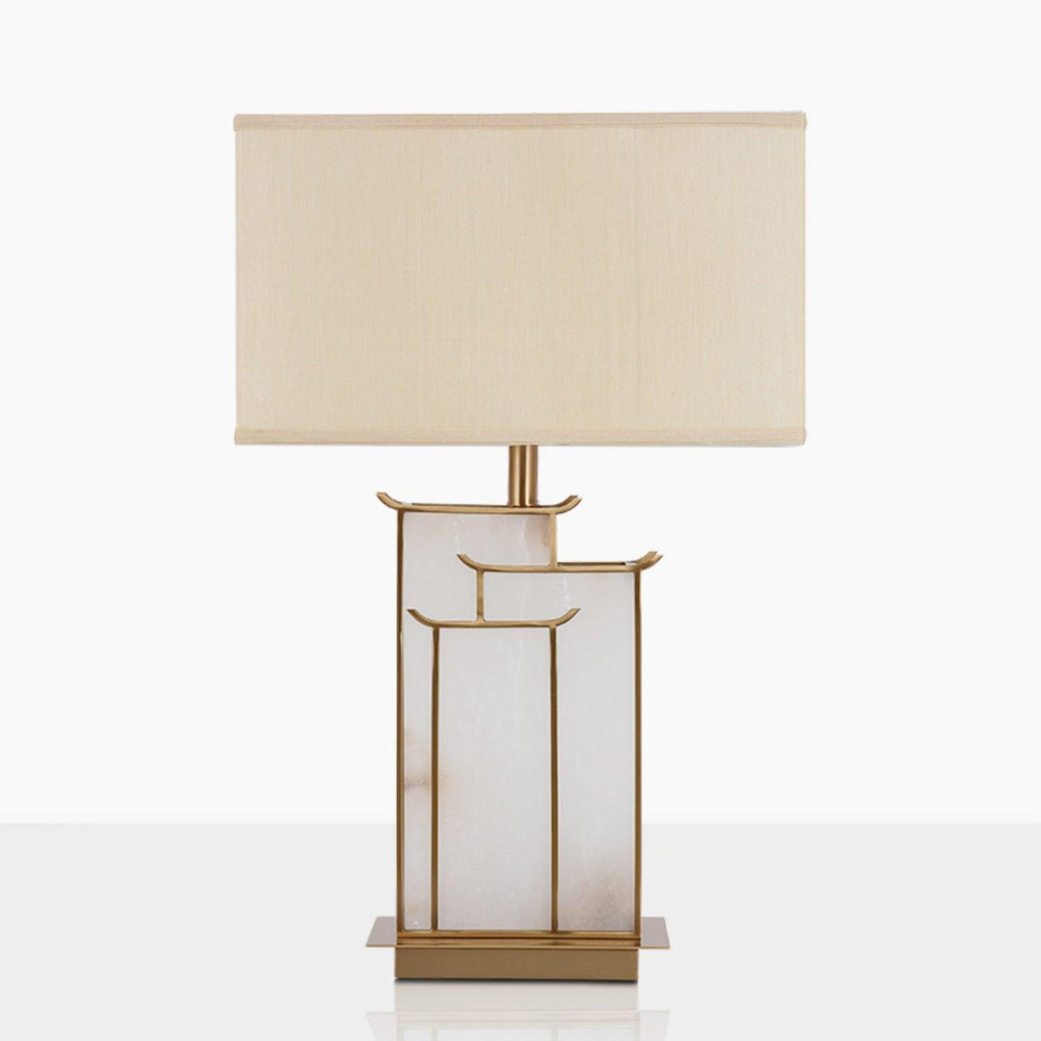 Nysilor Rectangular Glass Table Lamp - Letslighting